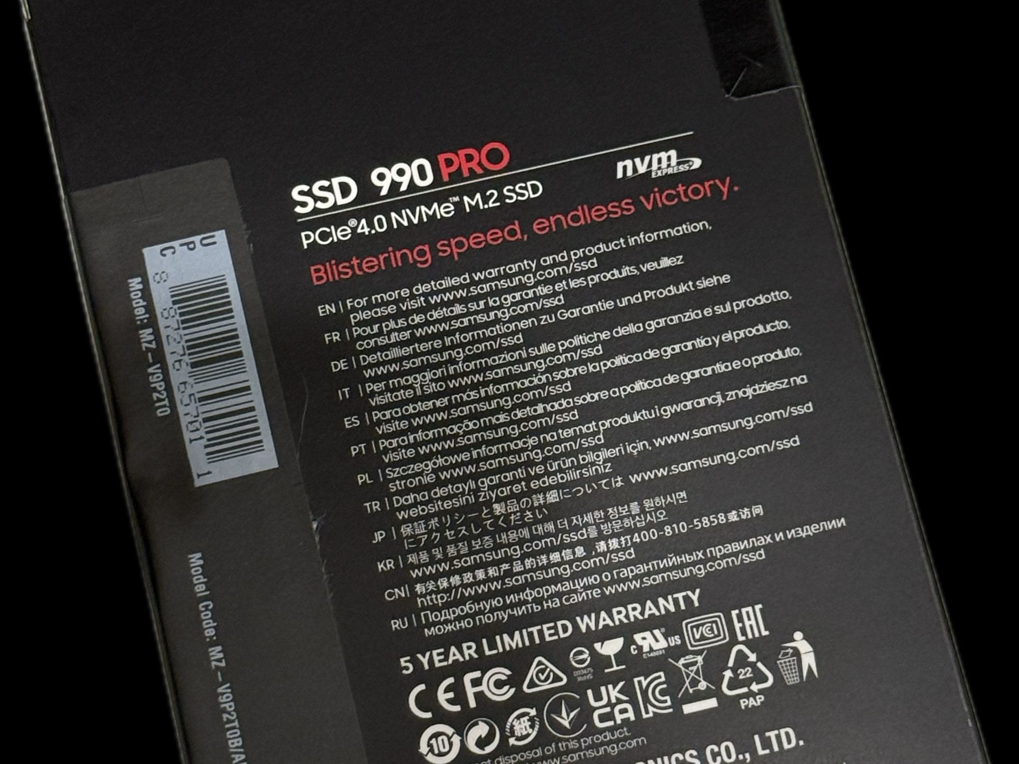 Samsung 990 Pro 2tb SSD