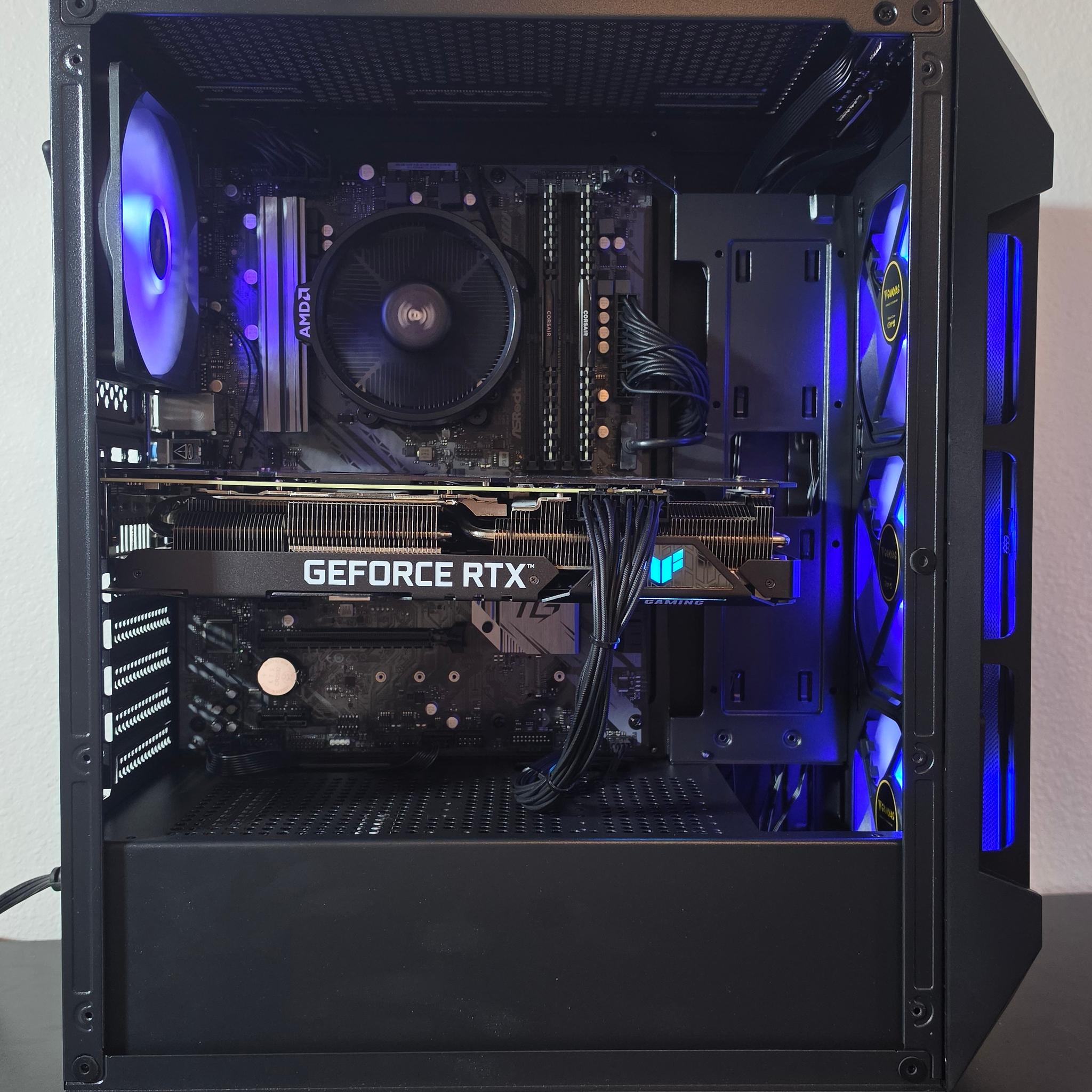 Aura // RTX 3060-ti / Ryzen 5 5600x / 32GB DDR4 / 1TB SSD / Wi-Fi + BT 1080p Gaming PC