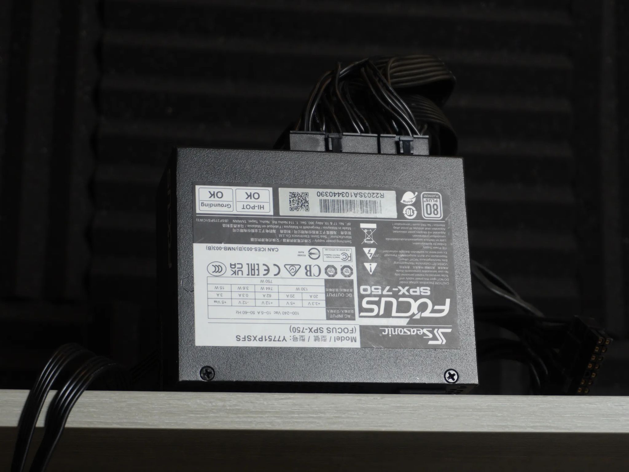 Seasonic 750w 80+ Platinum SFX PSU