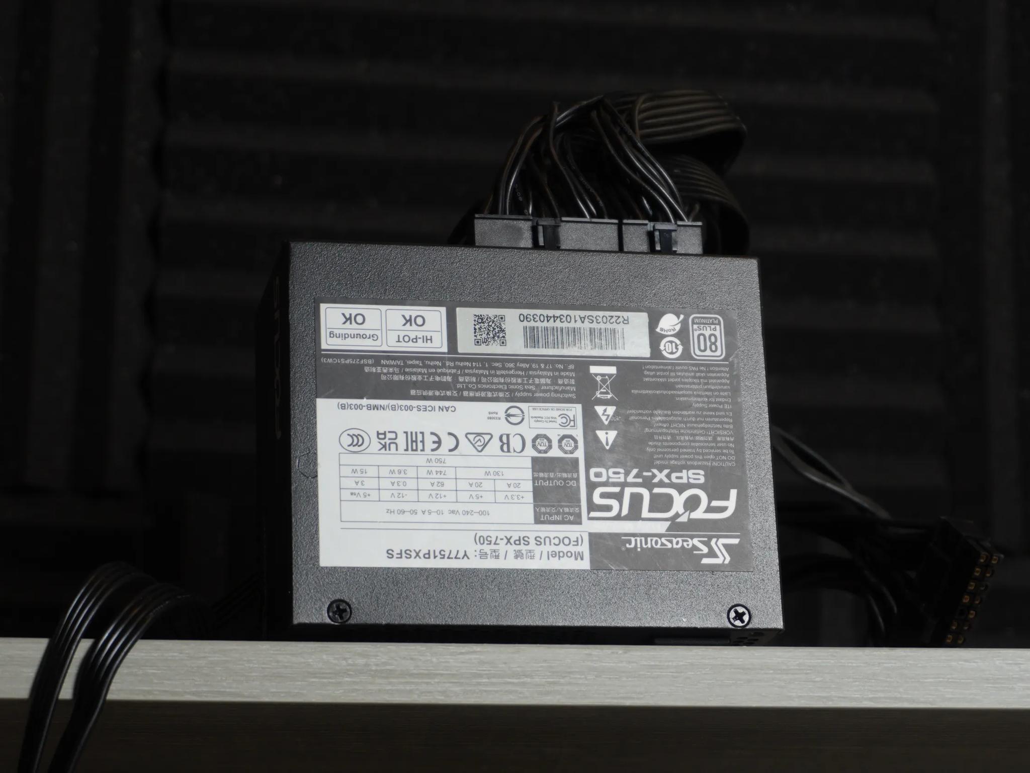 Seasonic 750w 80+ Platinum SFX PSU