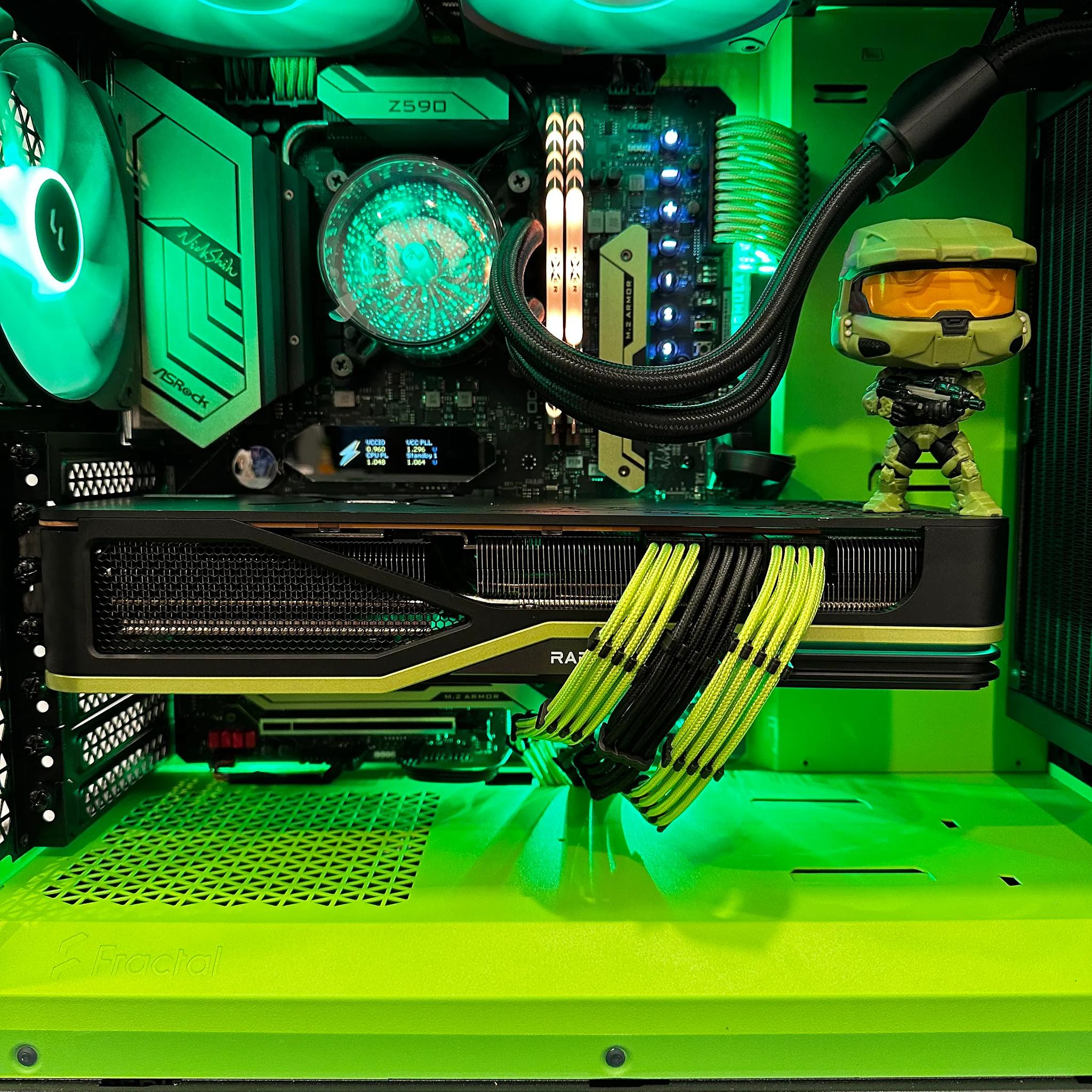  Halo ||Extreme Gaming PC-AMD RX 6900XT 16GB-Intel  i9-10900K 10 Cores -32GB DDR4 RAM- 1 TB NVME SSD
