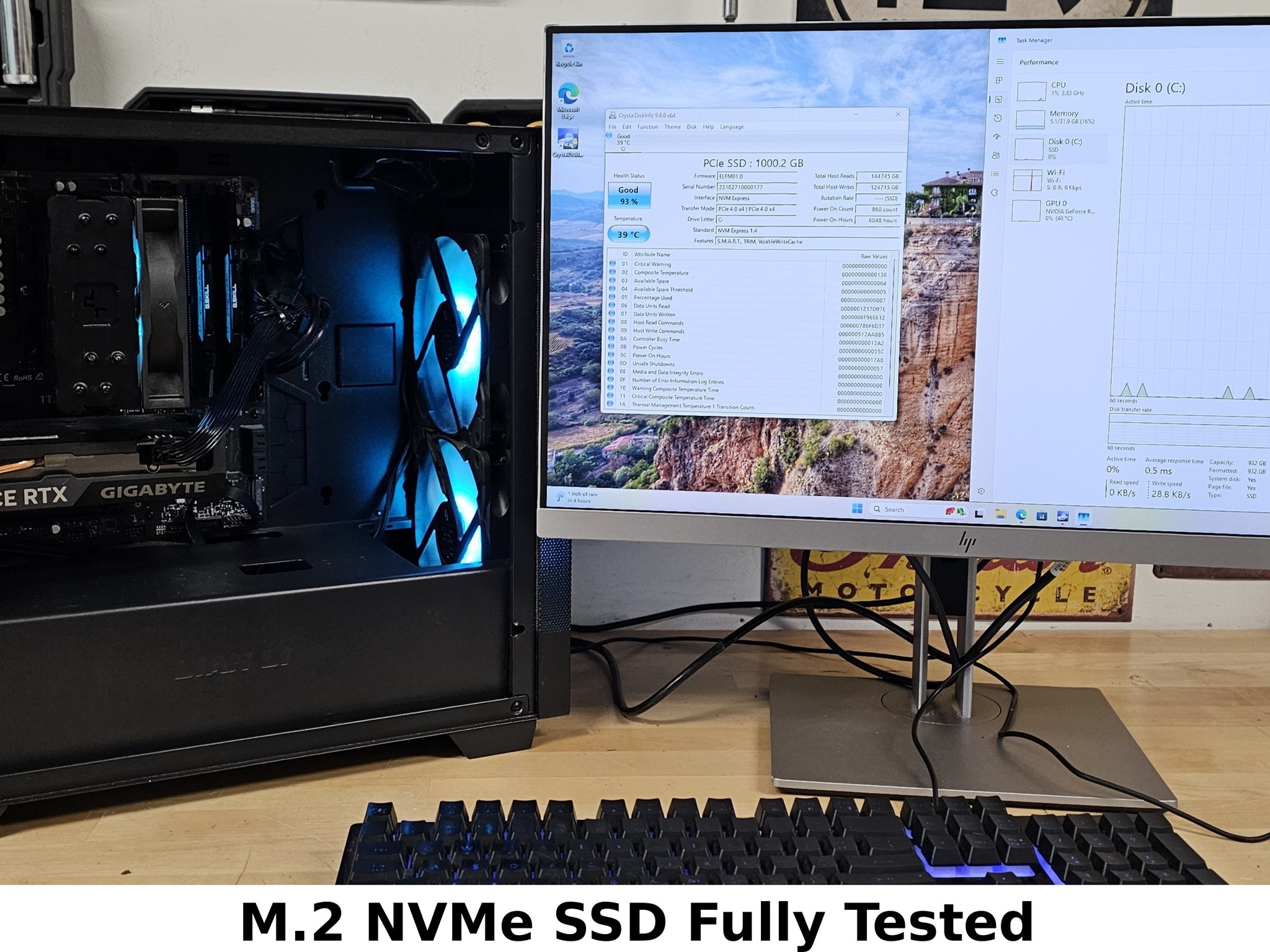 1TB NVMe M.2 SSD Gen4 PCIe 4.0 PowerSpec