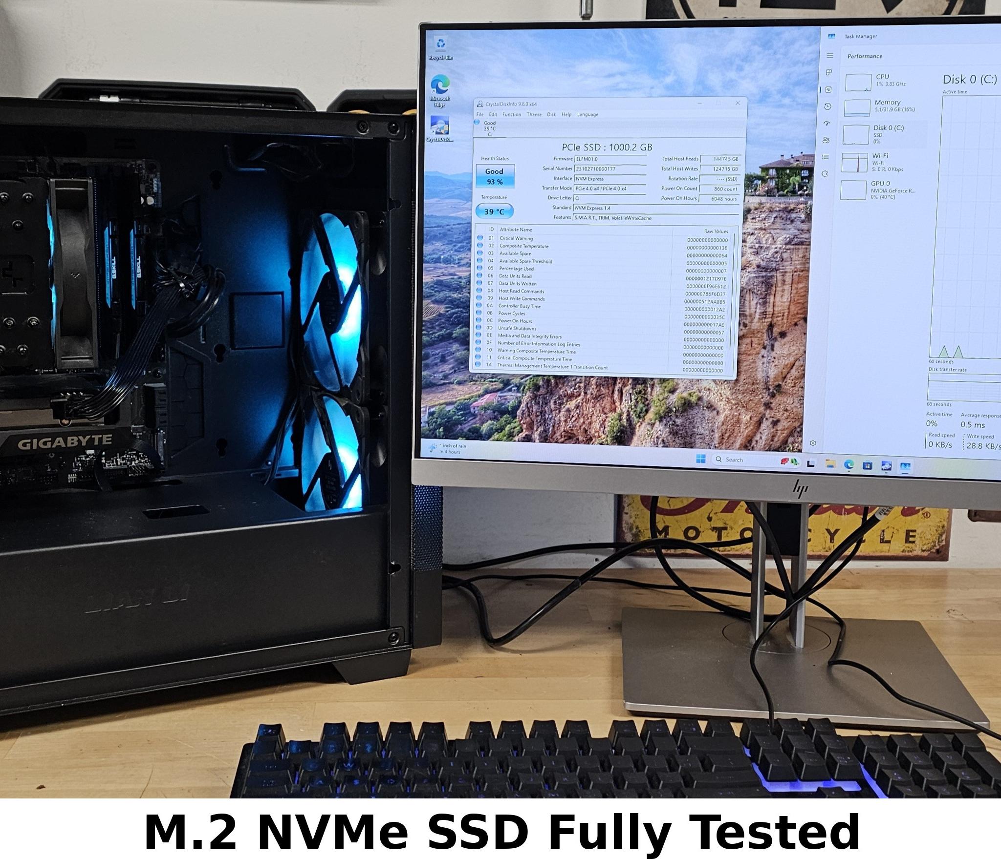 1TB NVMe M.2 SSD Gen4 PCIe 4.0 PowerSpec