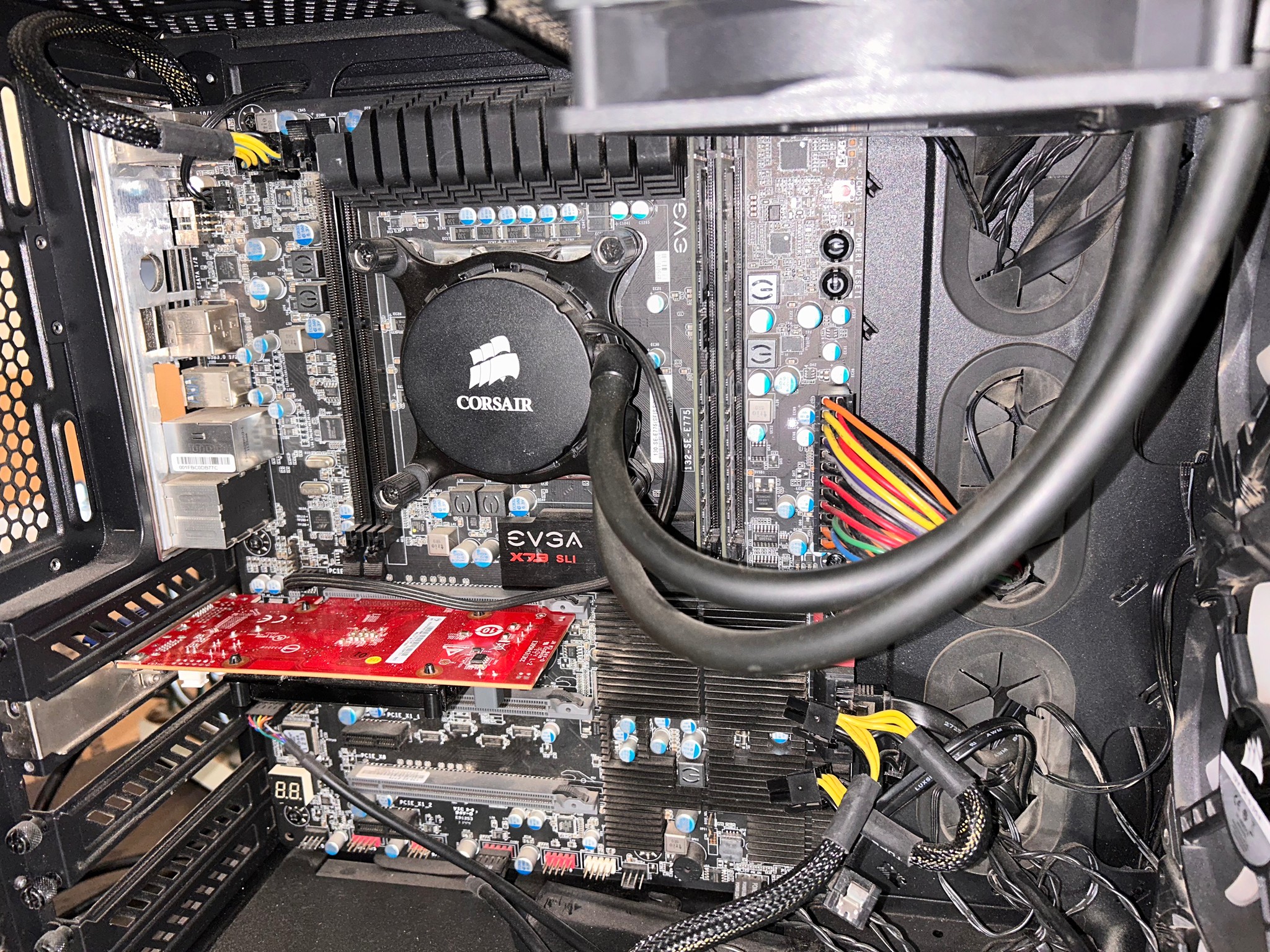 EVGA X79 SLi Motherboard with Xeon 12 core 24 thread e5-2695v2 (unlocked overclock ready)