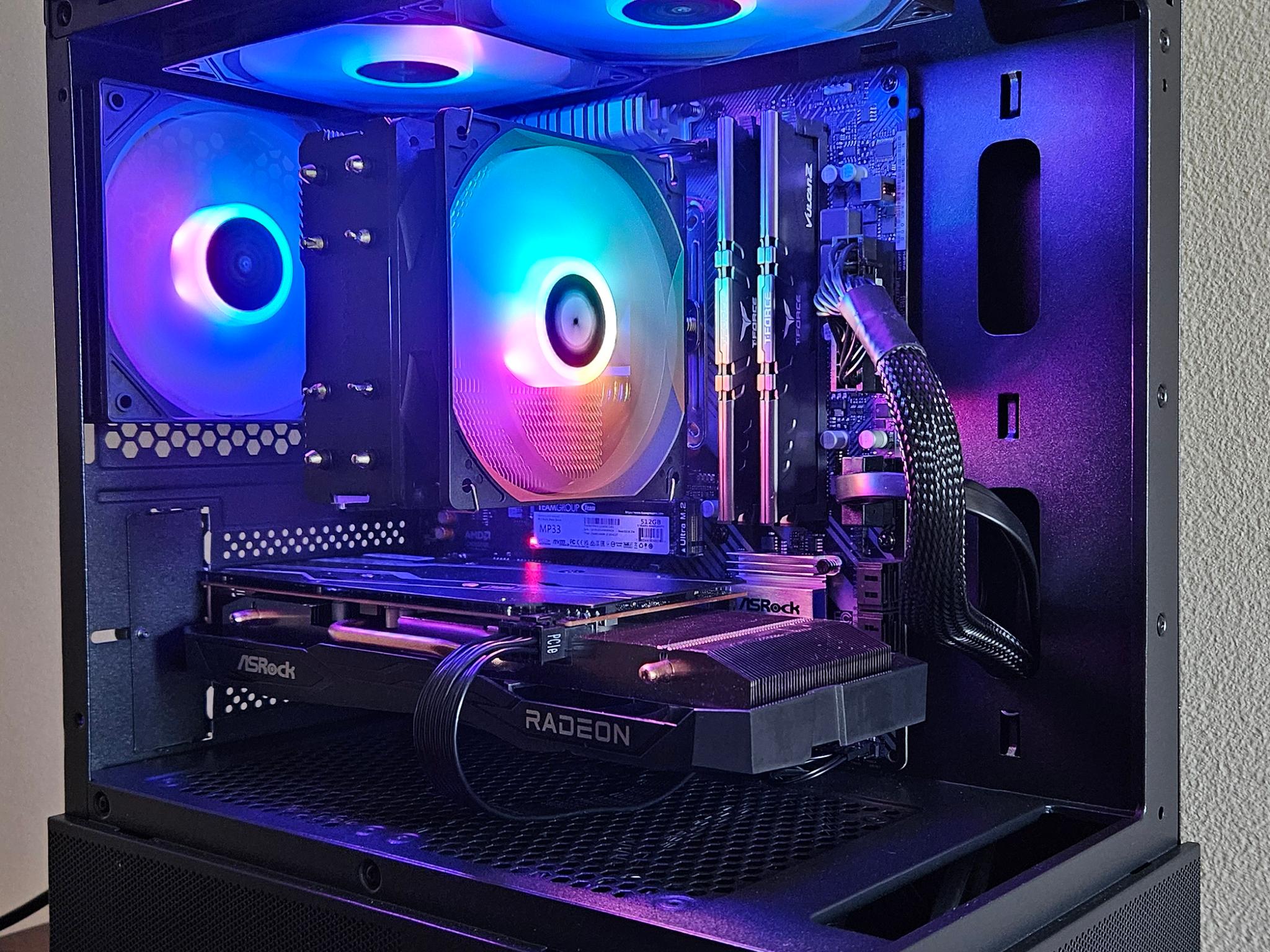 Mini Tower Ryzen Gaming PC | RX 7600 | Ryzen 5 5500 | 16GB RAM