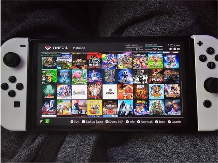 Modded Nintendo Switch – OLED Model