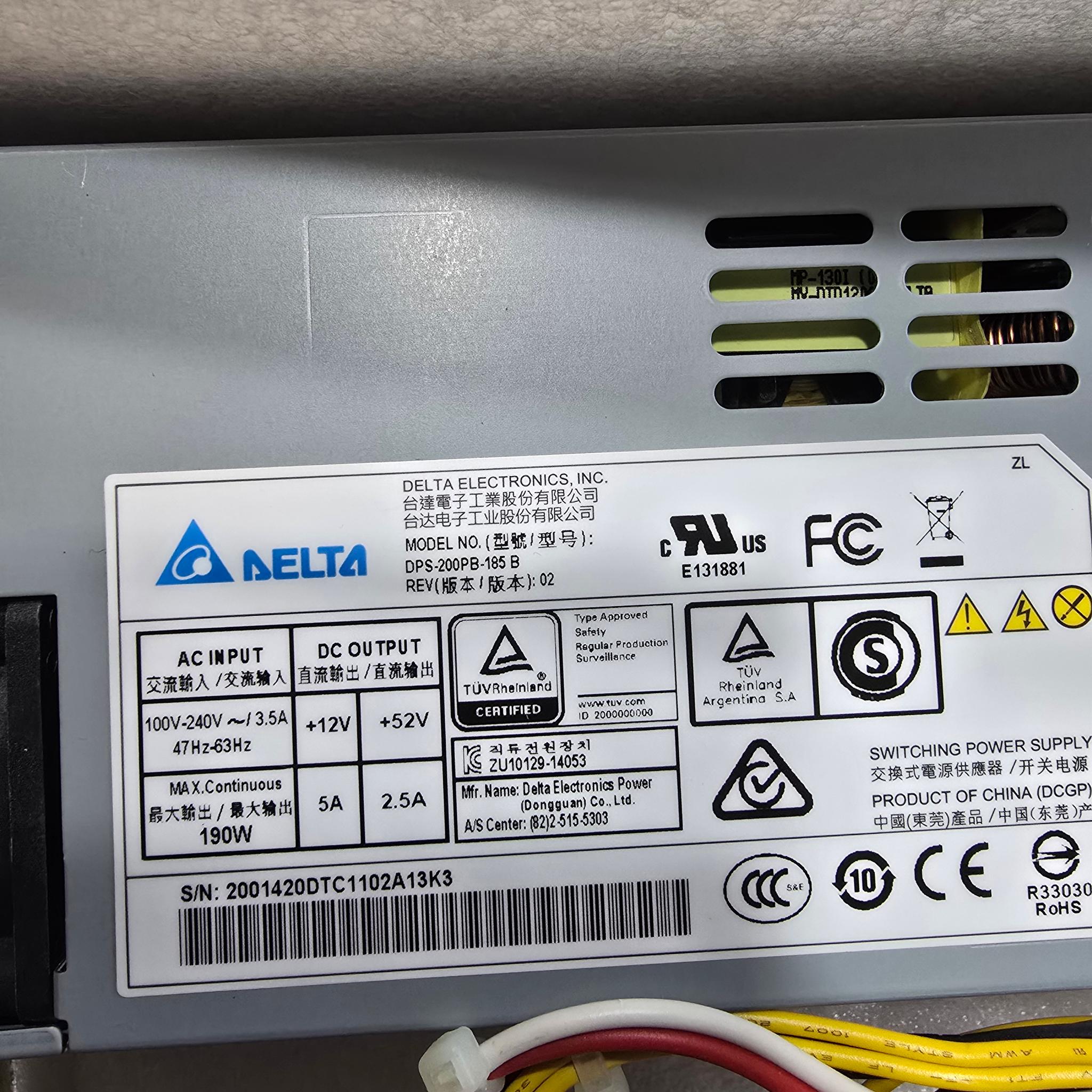 New 4 +2 pin 190W Power Supply Compatible with DPS-200PB-185 B