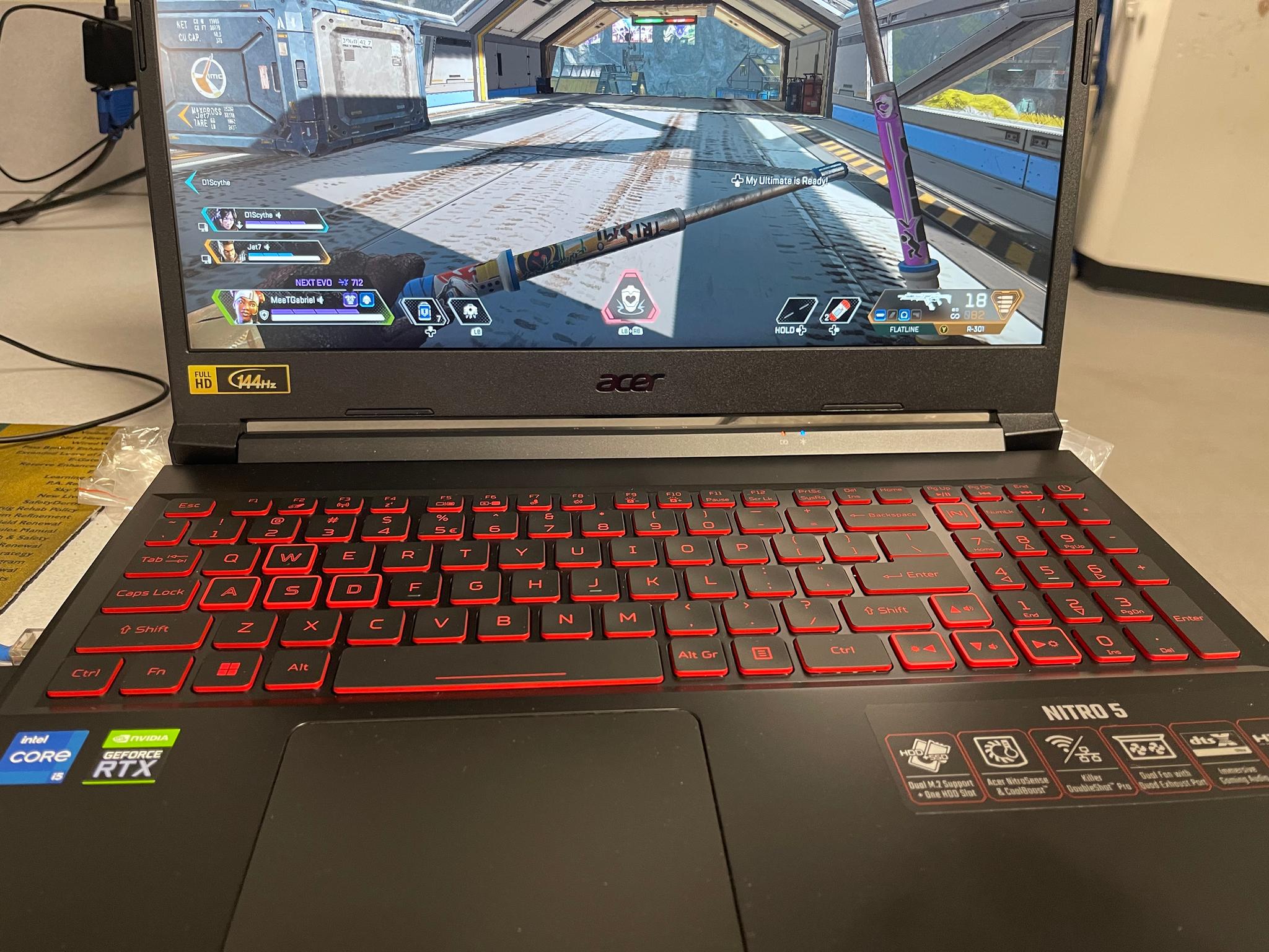 Acer Nitro 5 RTX 3060 i5-11400H @2.7GHZ 144hz Windows 11