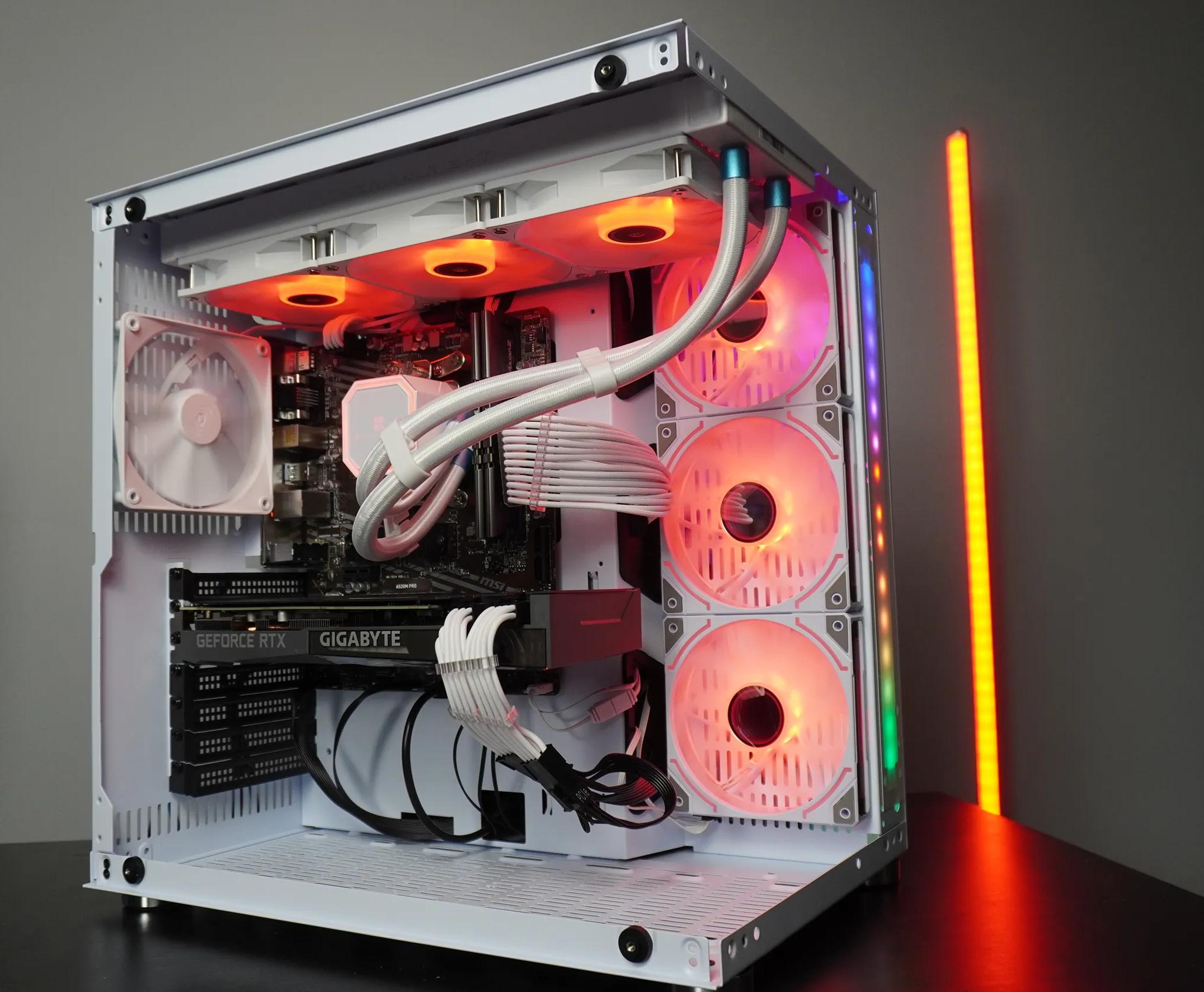 🤍ARCTIC TUNDRA🖤 1080p/1440p 💚 RTX 3070 8GB 🧡 Ryzen 5 5600 | 32GB DDR4 | 1TB NVME | WIFI