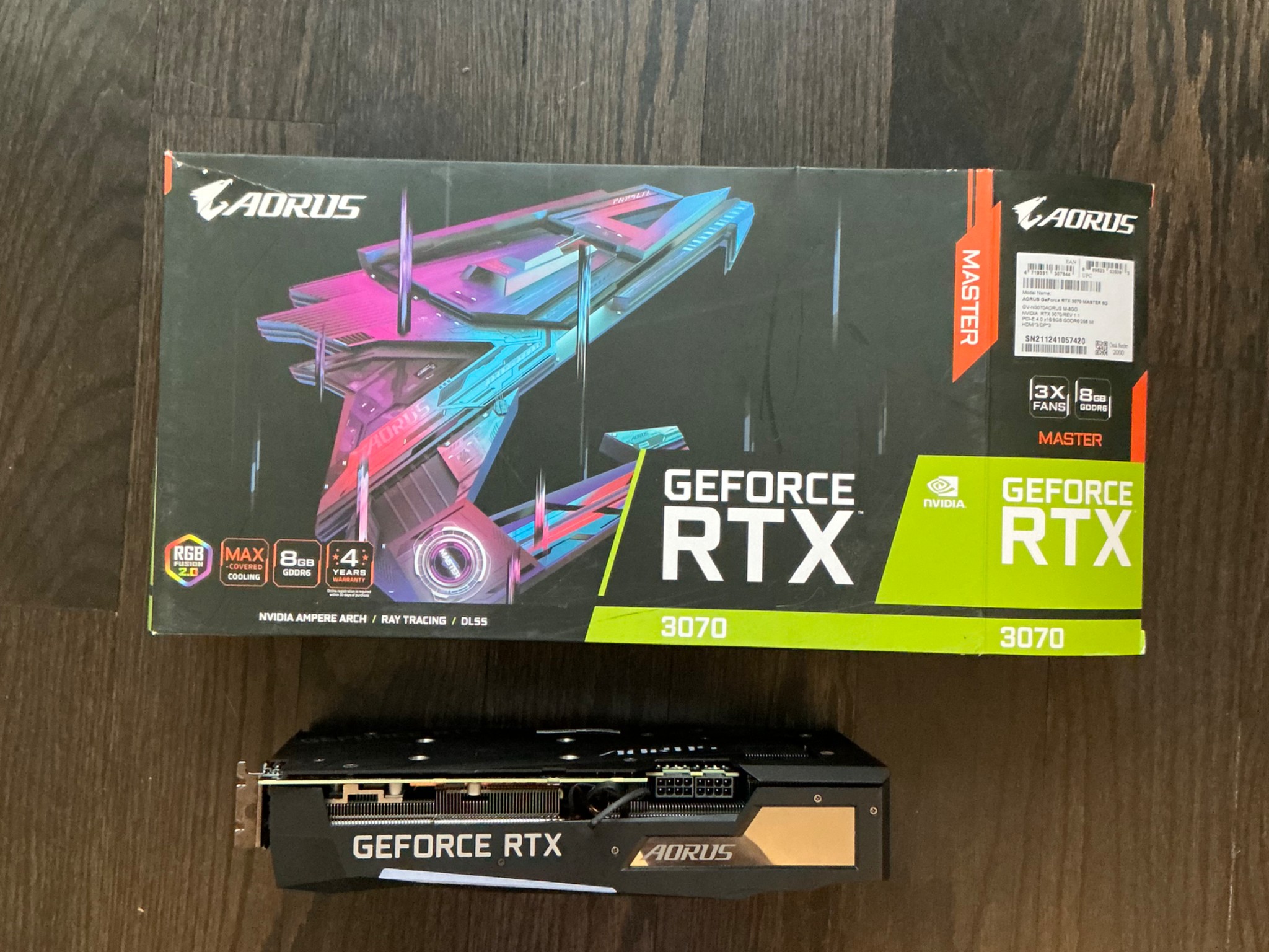 Gigabyte AORUS GEFORCE RTX 3070