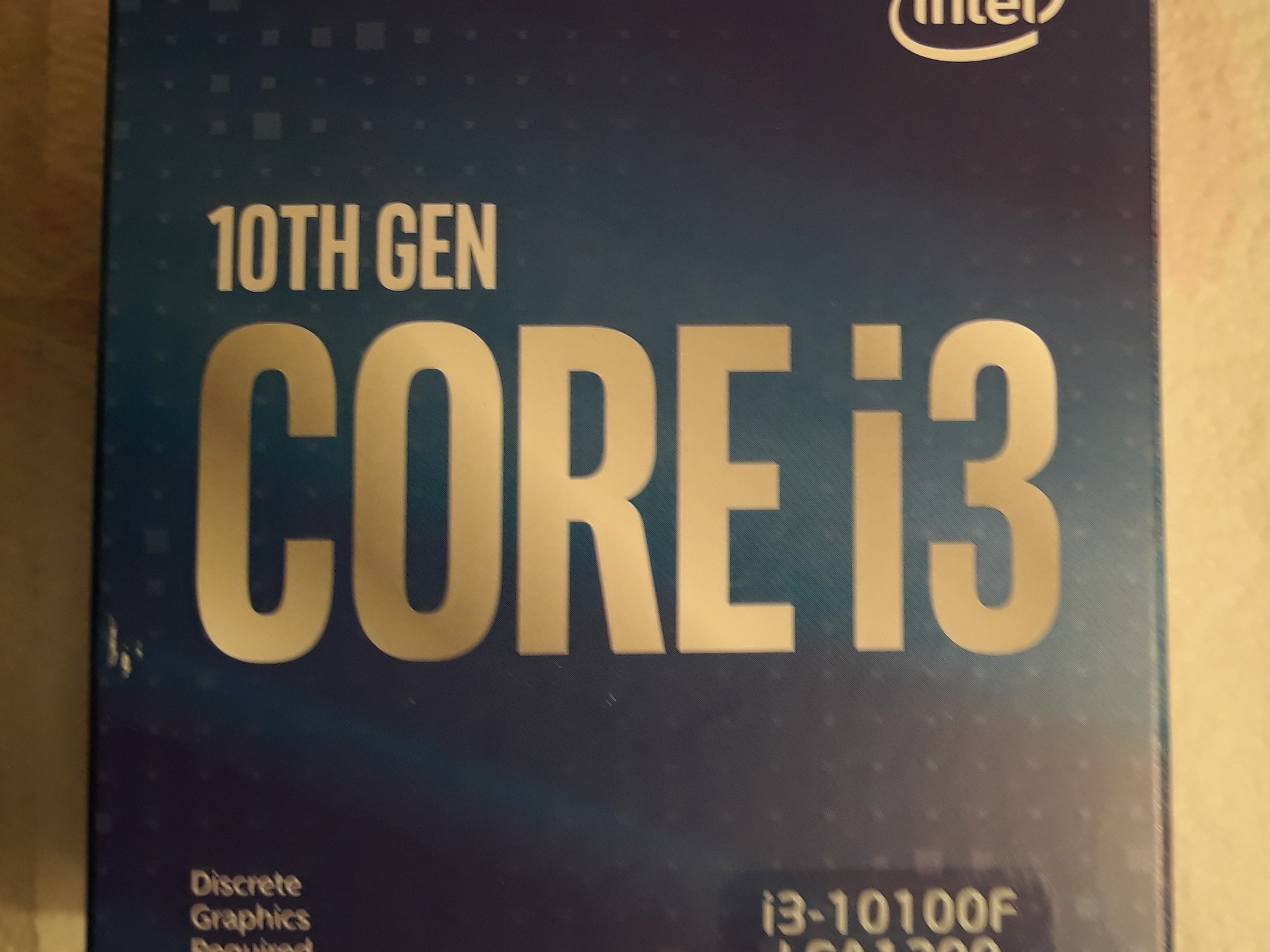 Used Intel Core i3-10100F 3.6 GHz Quad-Core Processor LGA 1200