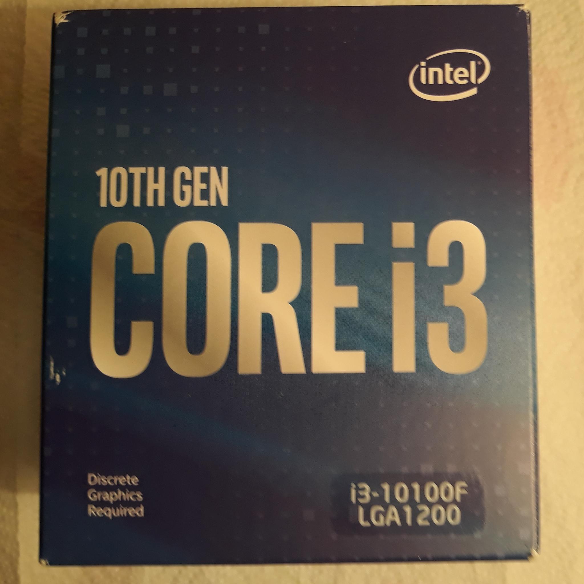 Used Intel Core i3-10100F 3.6 GHz Quad-Core Processor LGA 1200