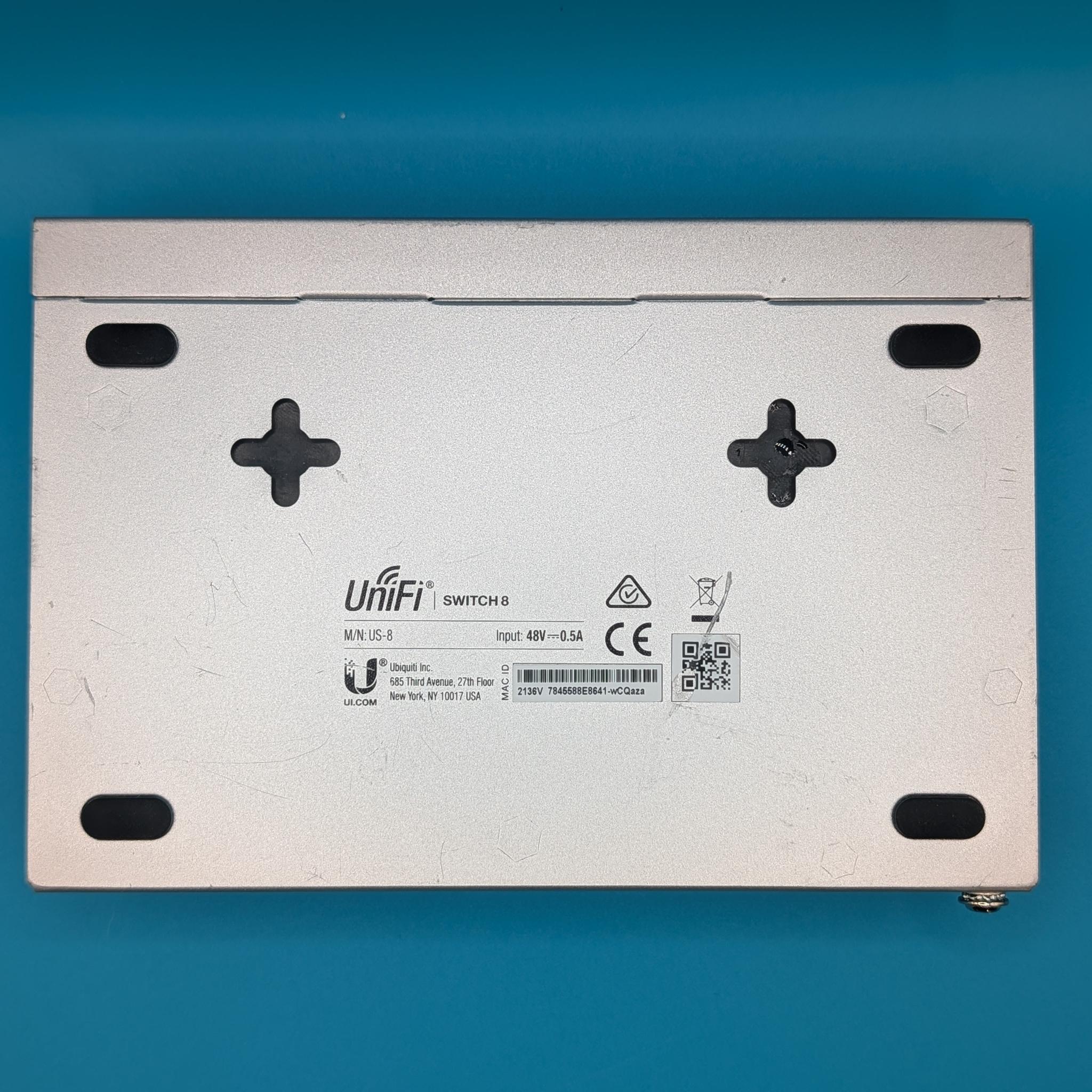UniFi US-8 8 Port Gigabit Managed Ethernet Switch w/ PoE Passthrough