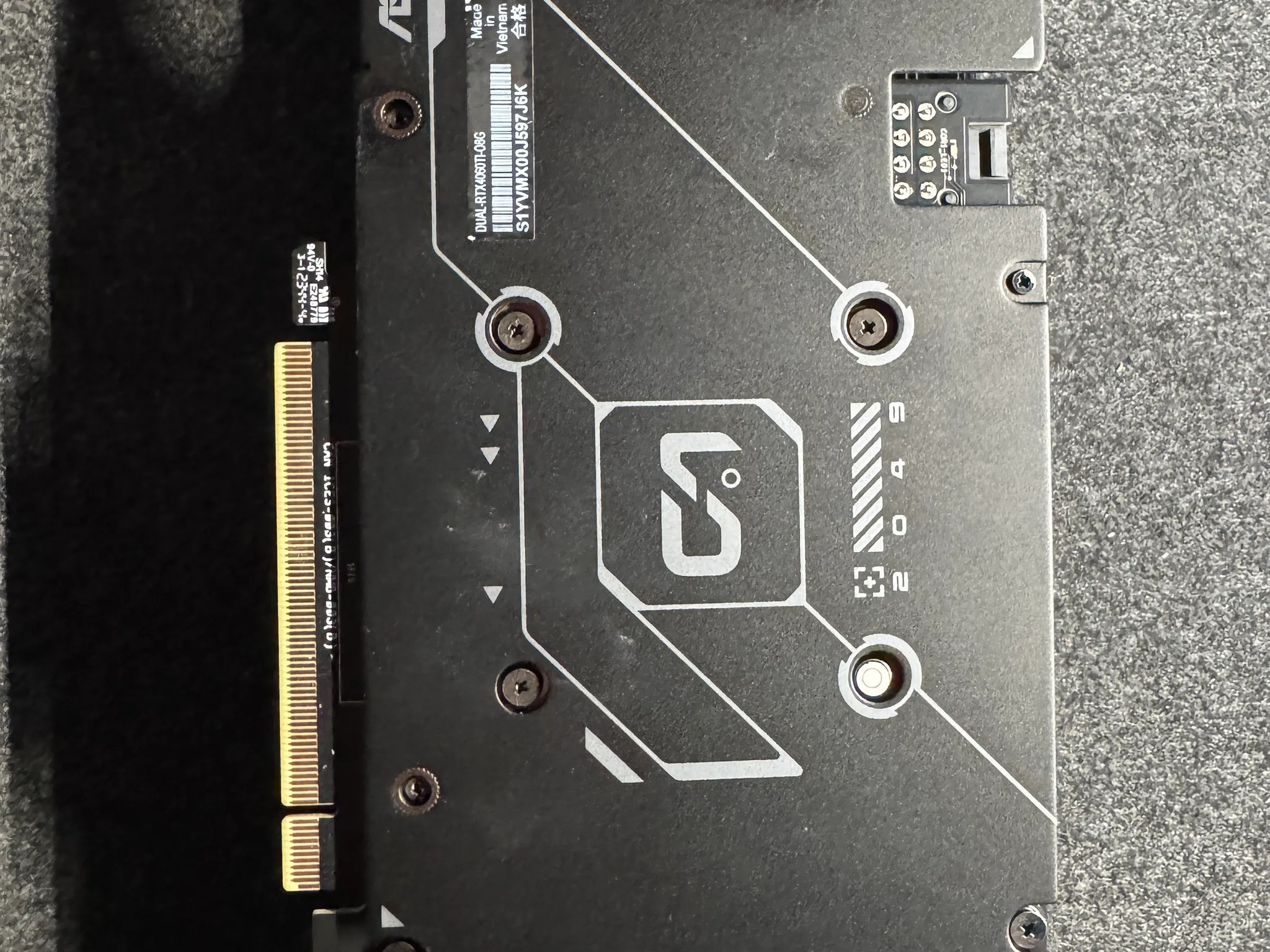 ASUS Dual RTX 4060ti 8gb (USED - GOOD)