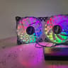 Rosewill Fan Hub with 2 Fans - Rainbow RGB
