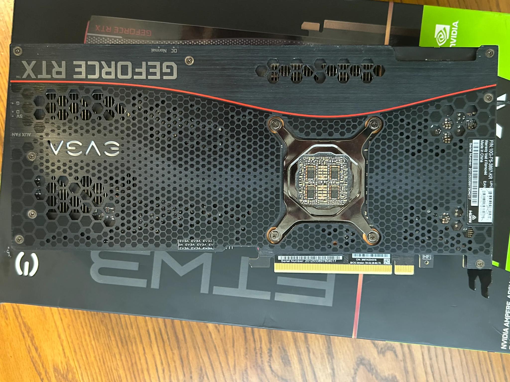 EVGA RTX 3080 FTW3