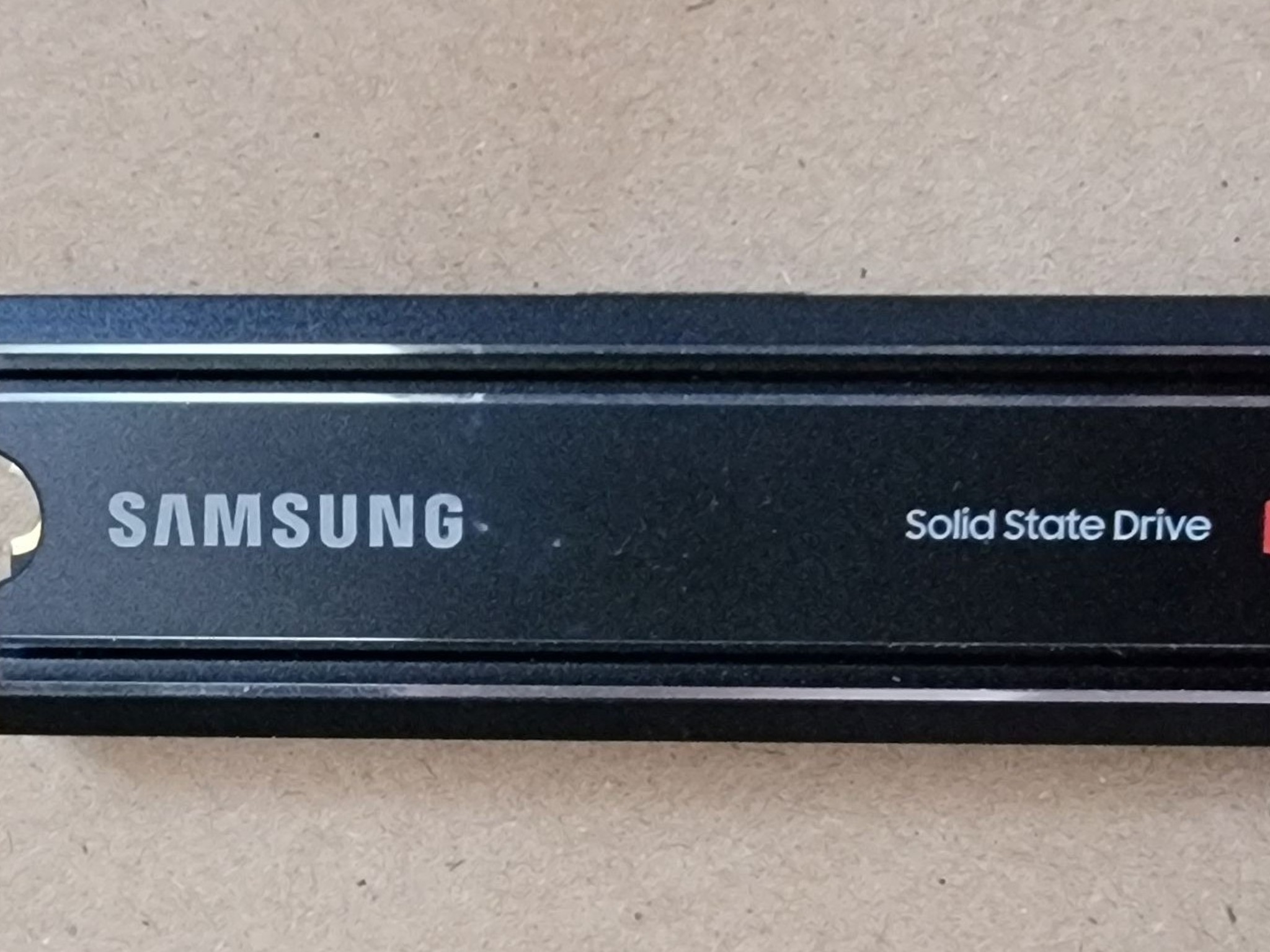 SAMSUNG 980 PRO SSD with Heatsink 1TB PCIe Gen 4 NVMe M.2 Internal Solid State Drive - USED