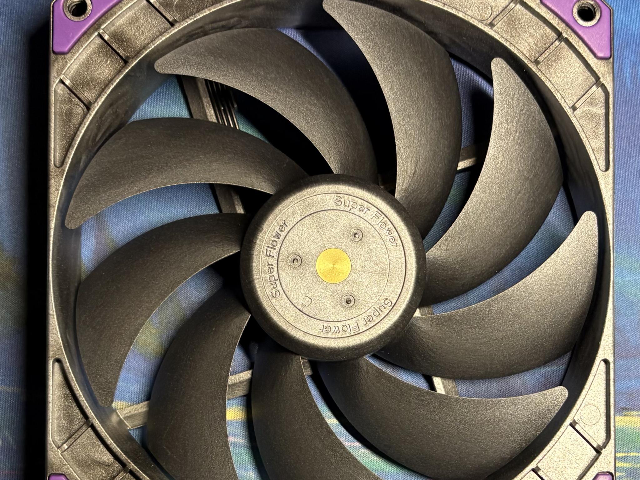 Super Flower MEGACOOL 140mm fan, Triple-Pack, 12-pole motor, PWM, Computer Case Fan, 30mm Depth