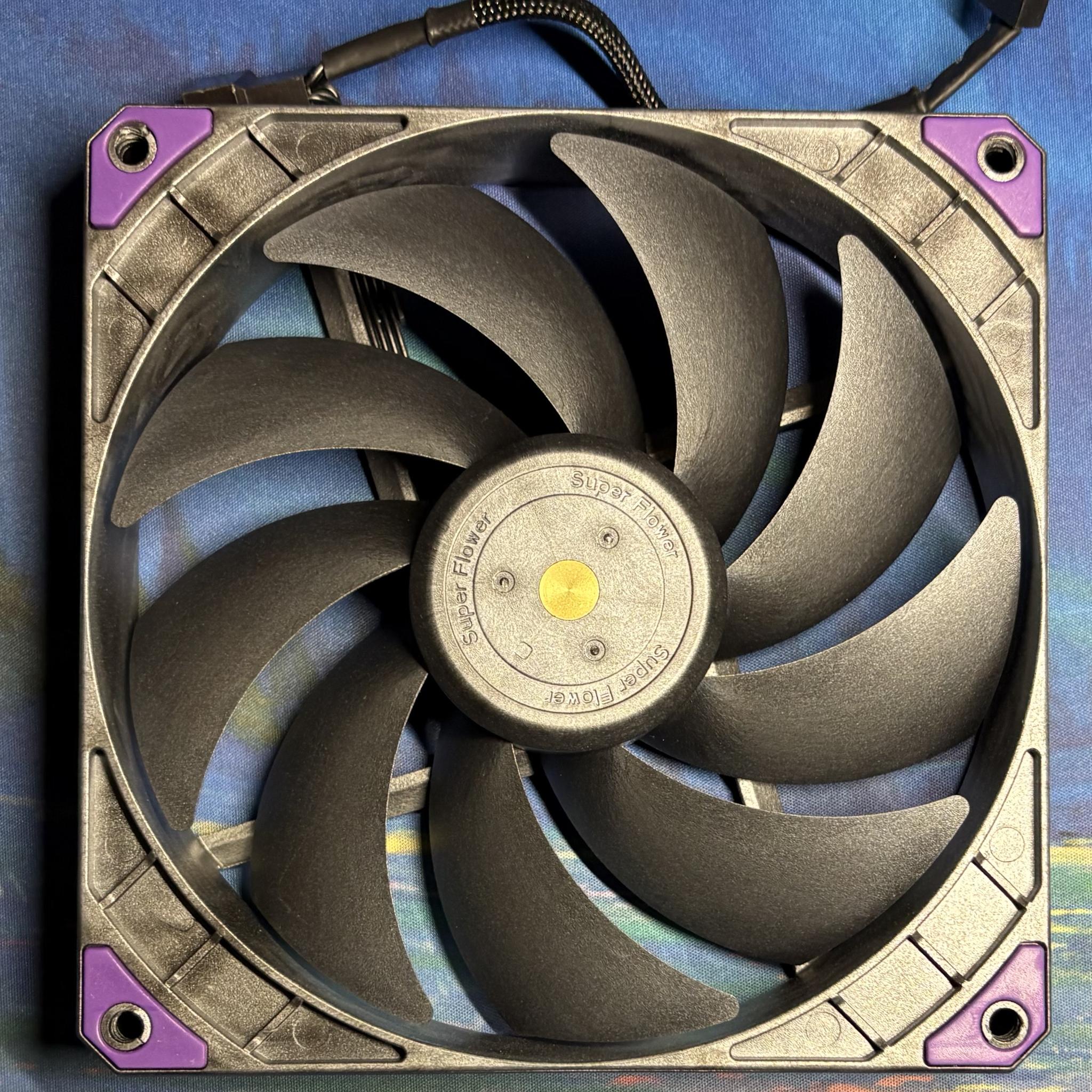 Super Flower MEGACOOL 140mm fan, Triple-Pack, 12-pole motor, PWM, Computer Case Fan, 30mm Depth
