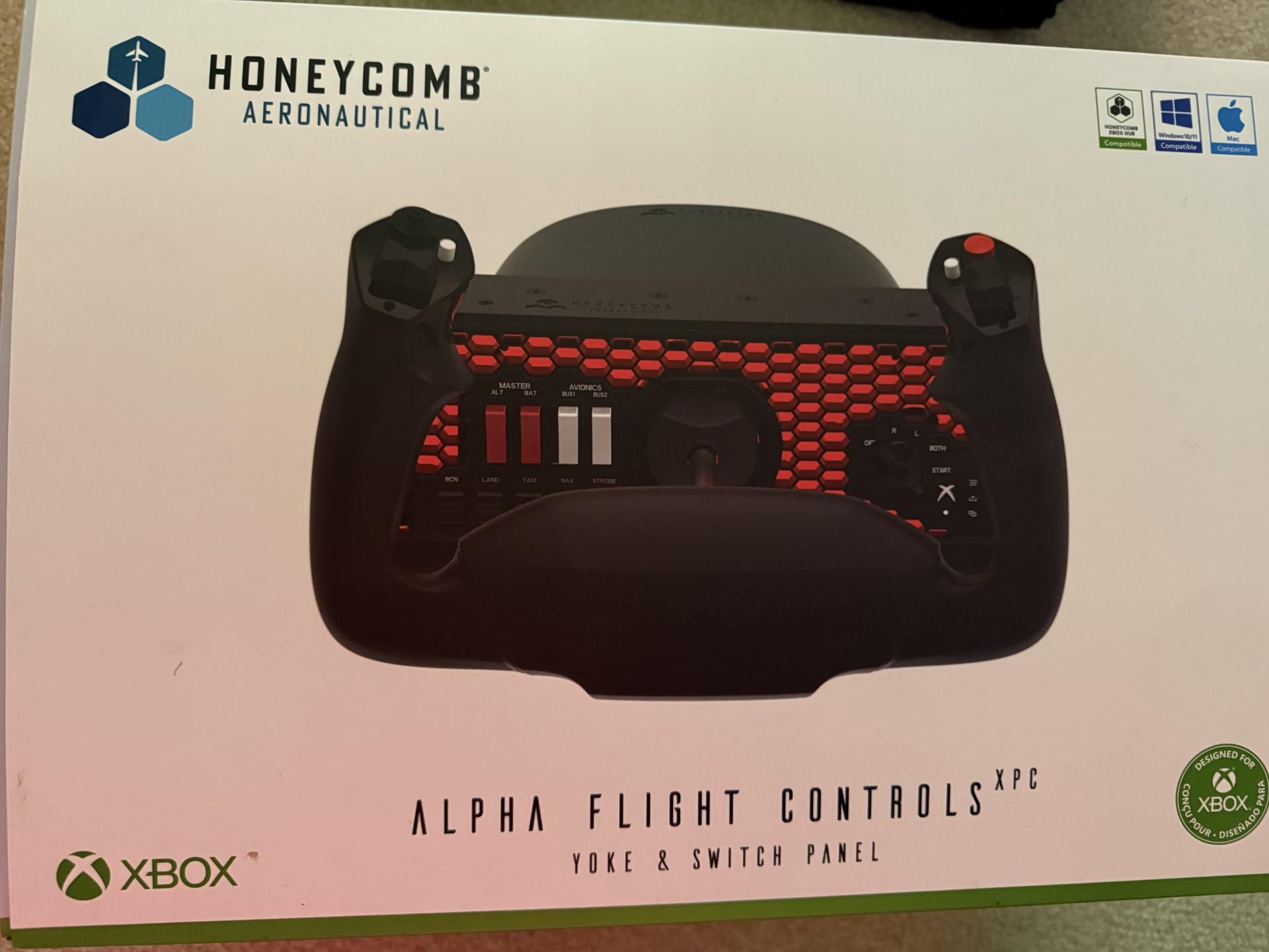 Honeycomb Alpha Flight Controls XPC (Xbox & PC) | Excellent Condition + Official Dust Cover
