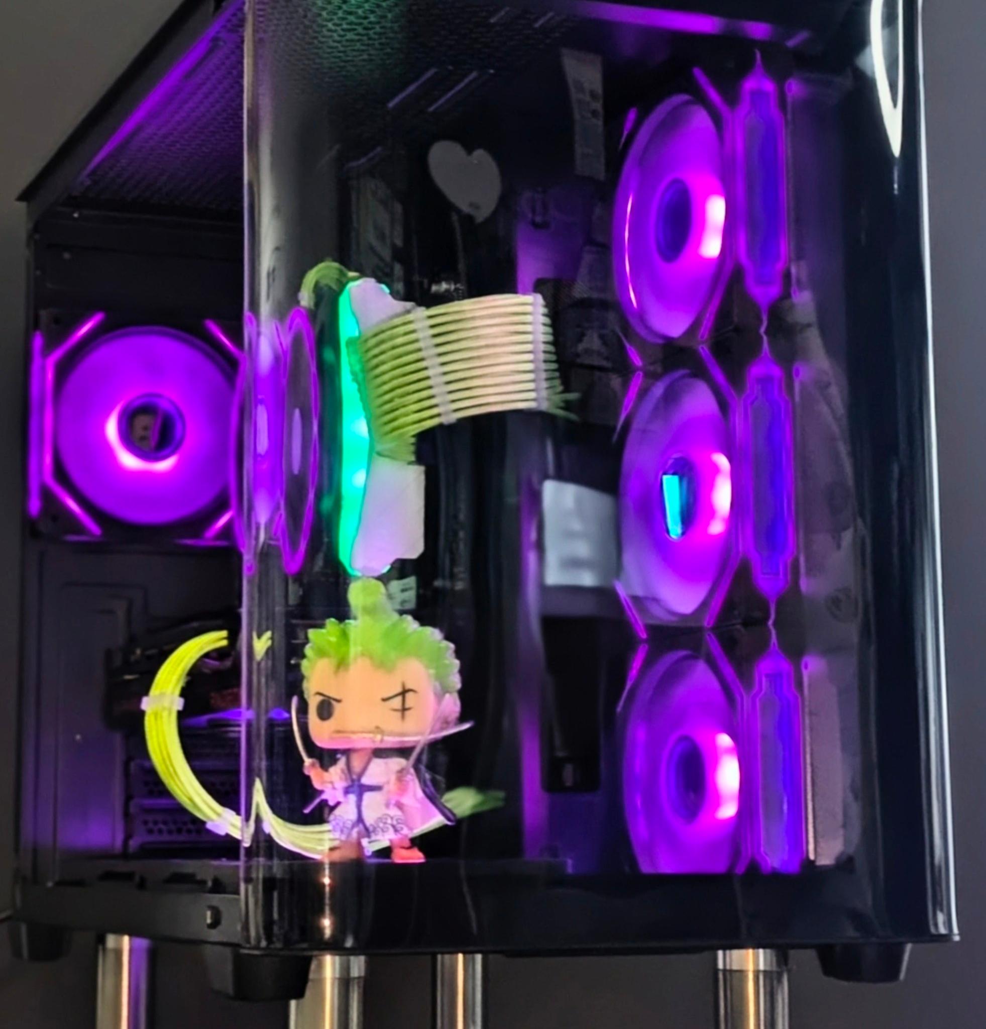 Roronoa Zoro "Headless" Gaming PC🖤RX 6700 10GB🖤Ryzen 5🖤16GB RAM🖤1TB SSD🖤 Wi-Fi 🖤 Windows 11