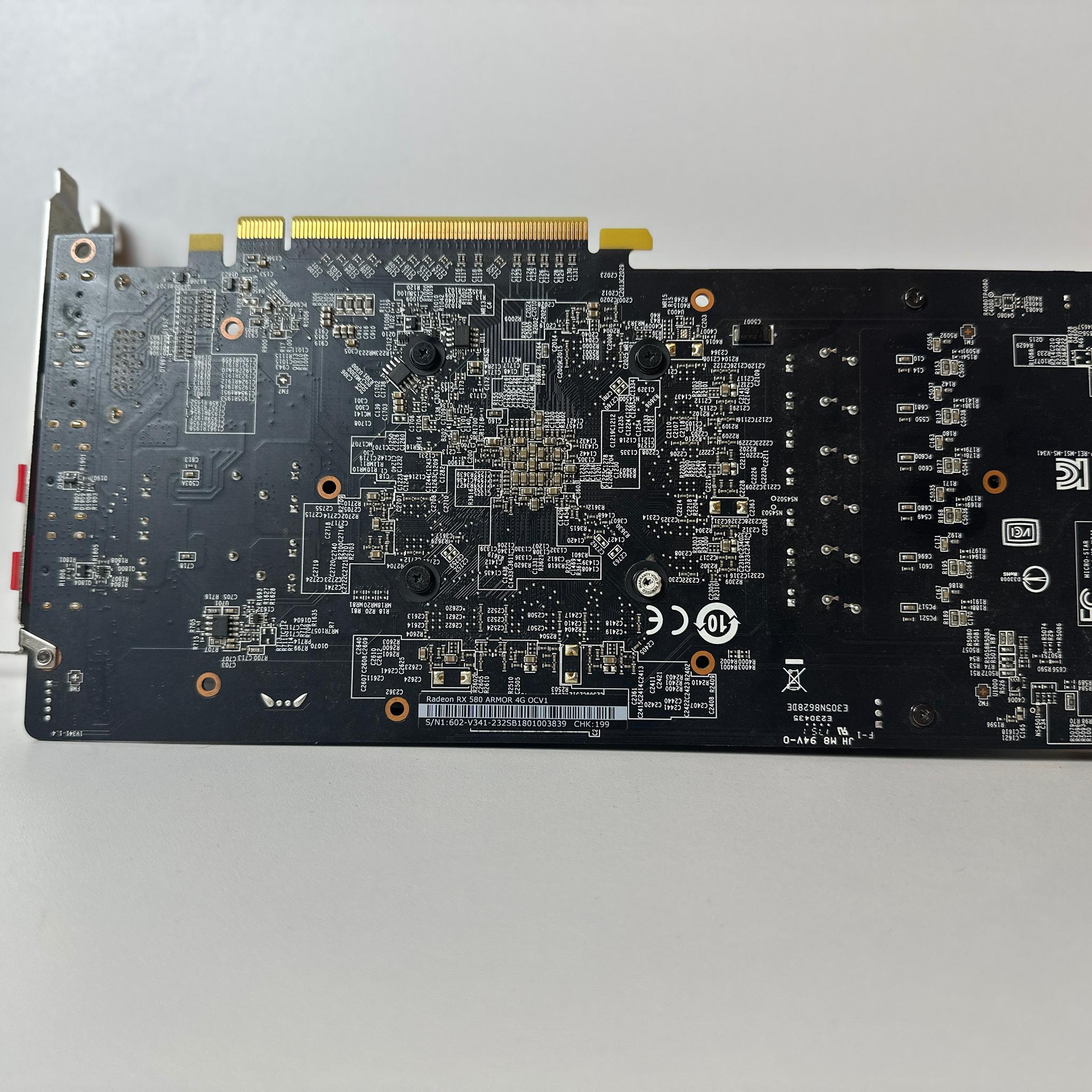 MSI RADEON RX580 4GB OC! - WHITE
