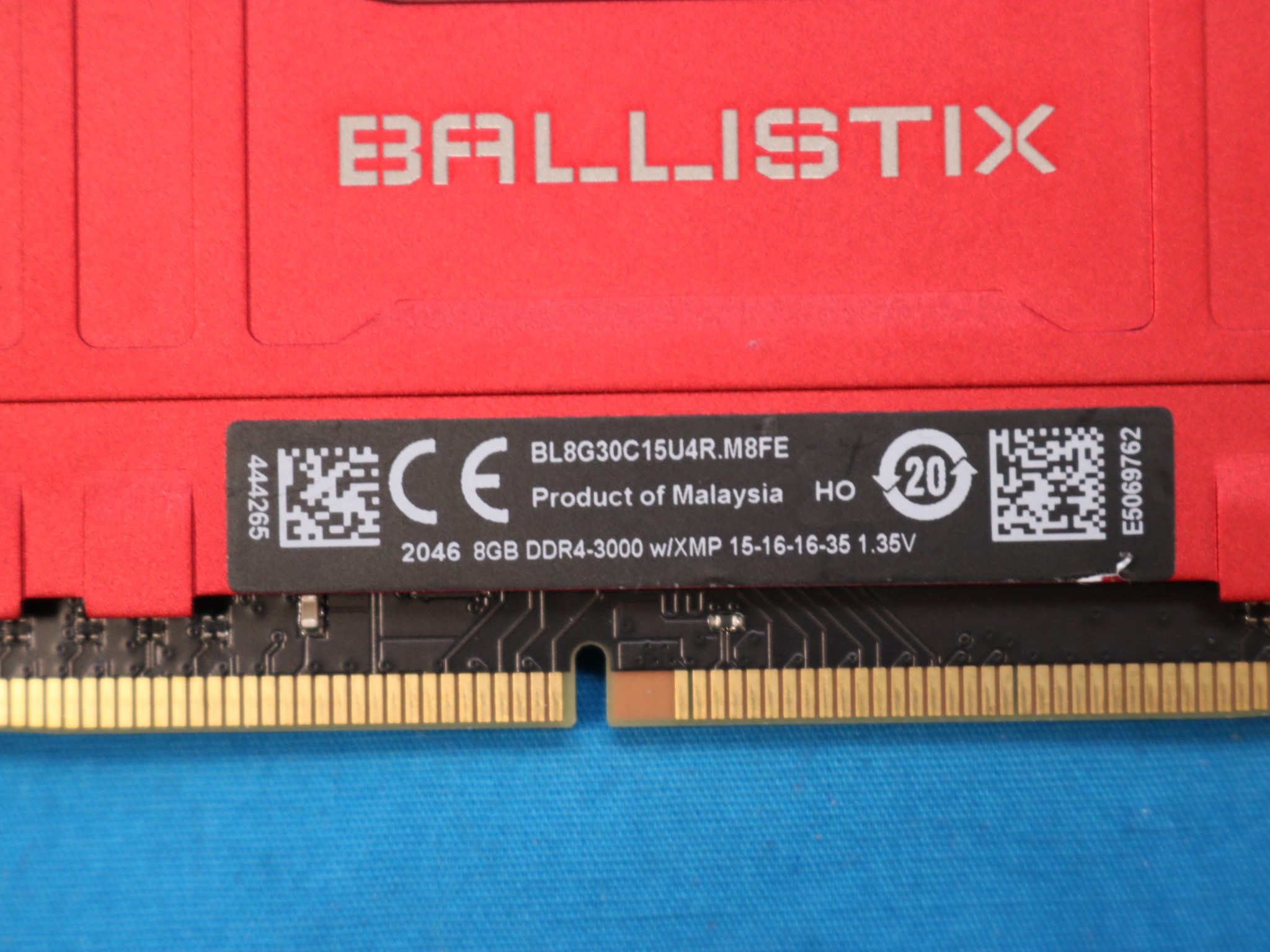 Crucial Ballistix 16GB (2x8GB) DDR4-3000MHz CL15 Desktop RAM (Red) - 4313002597