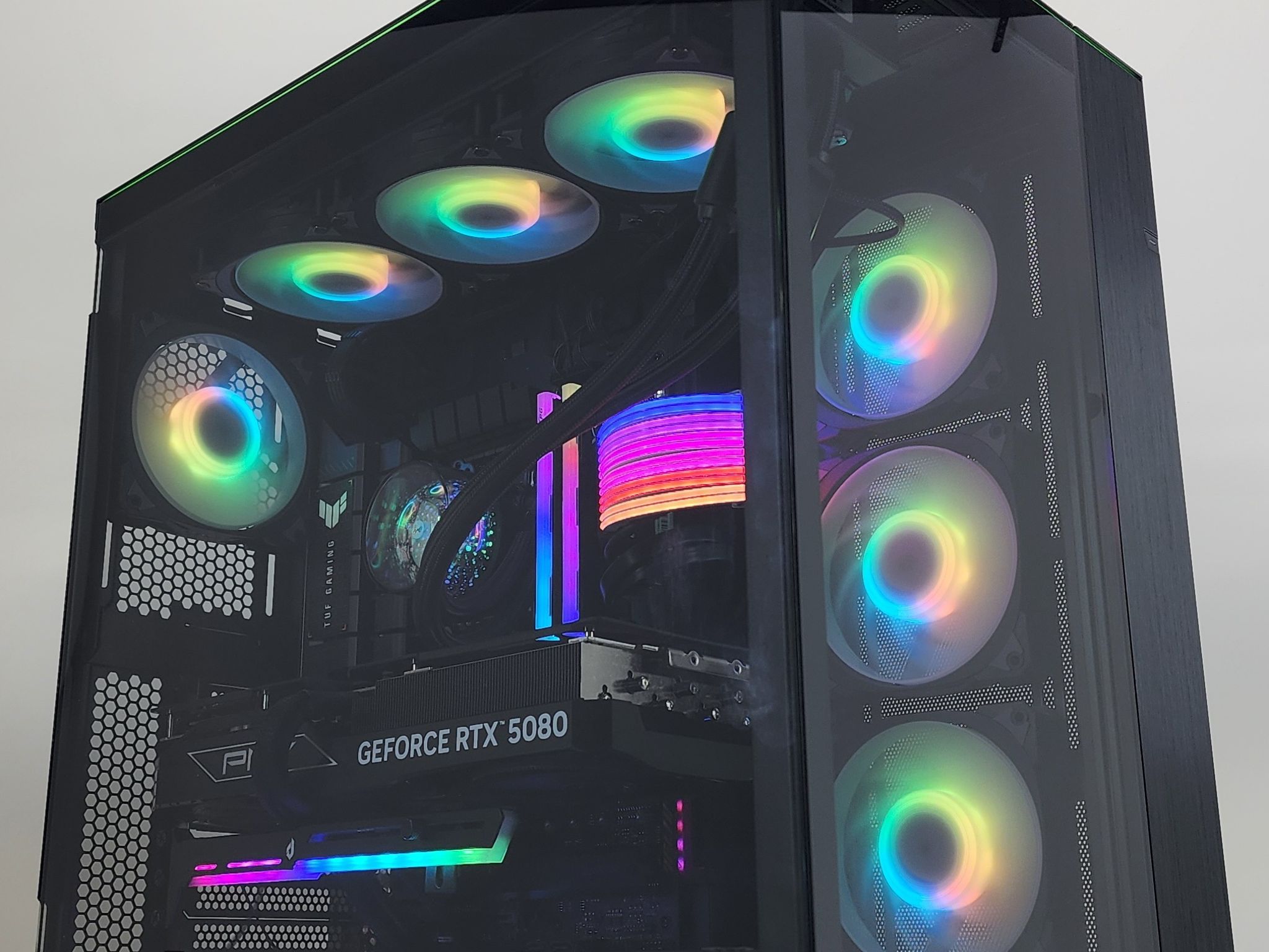 Gaming PC Ryzen 9 9950X3D 32GB RAM 2TB SSD RTX 5080 16GB Windows 11 Computer