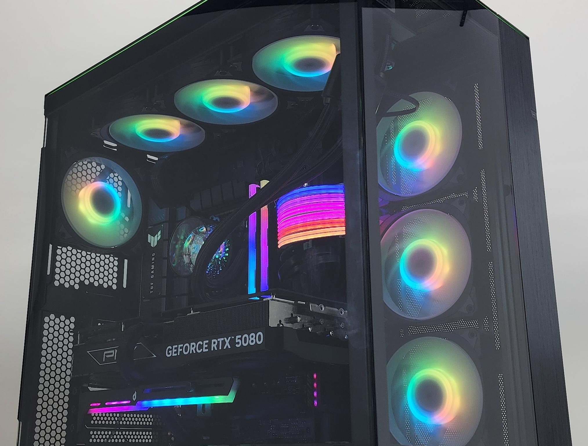 Gaming PC Ryzen 9 9950X3D 32GB RAM 2TB SSD RTX 5080 16GB Windows 11 Computer