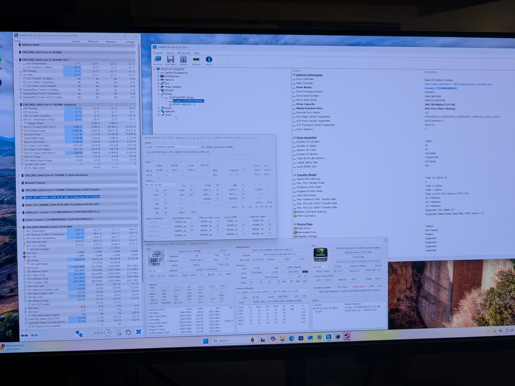 Gaming PC (3080 FE, 10700k)