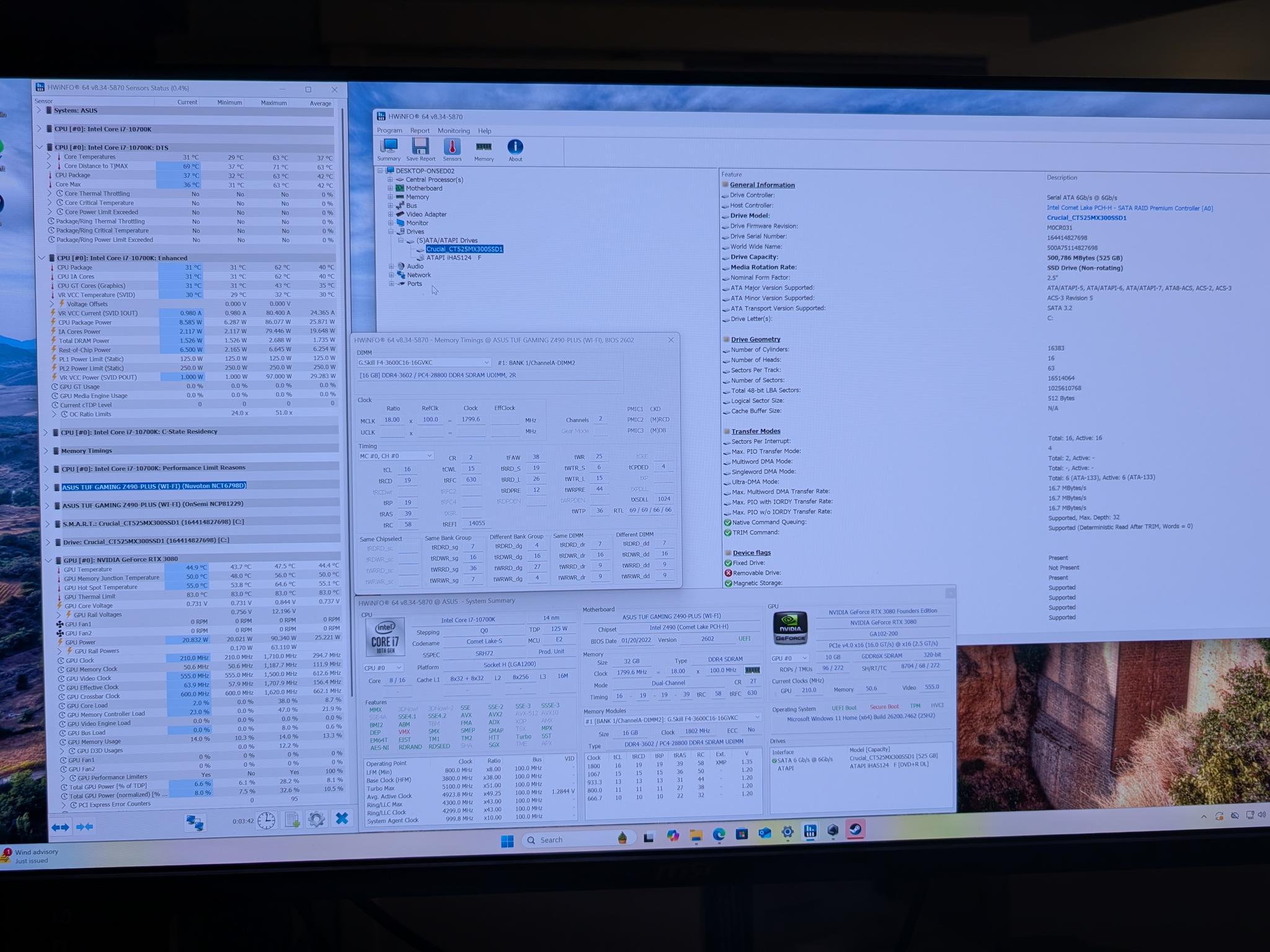 Gaming PC (3080 FE, 10700k)