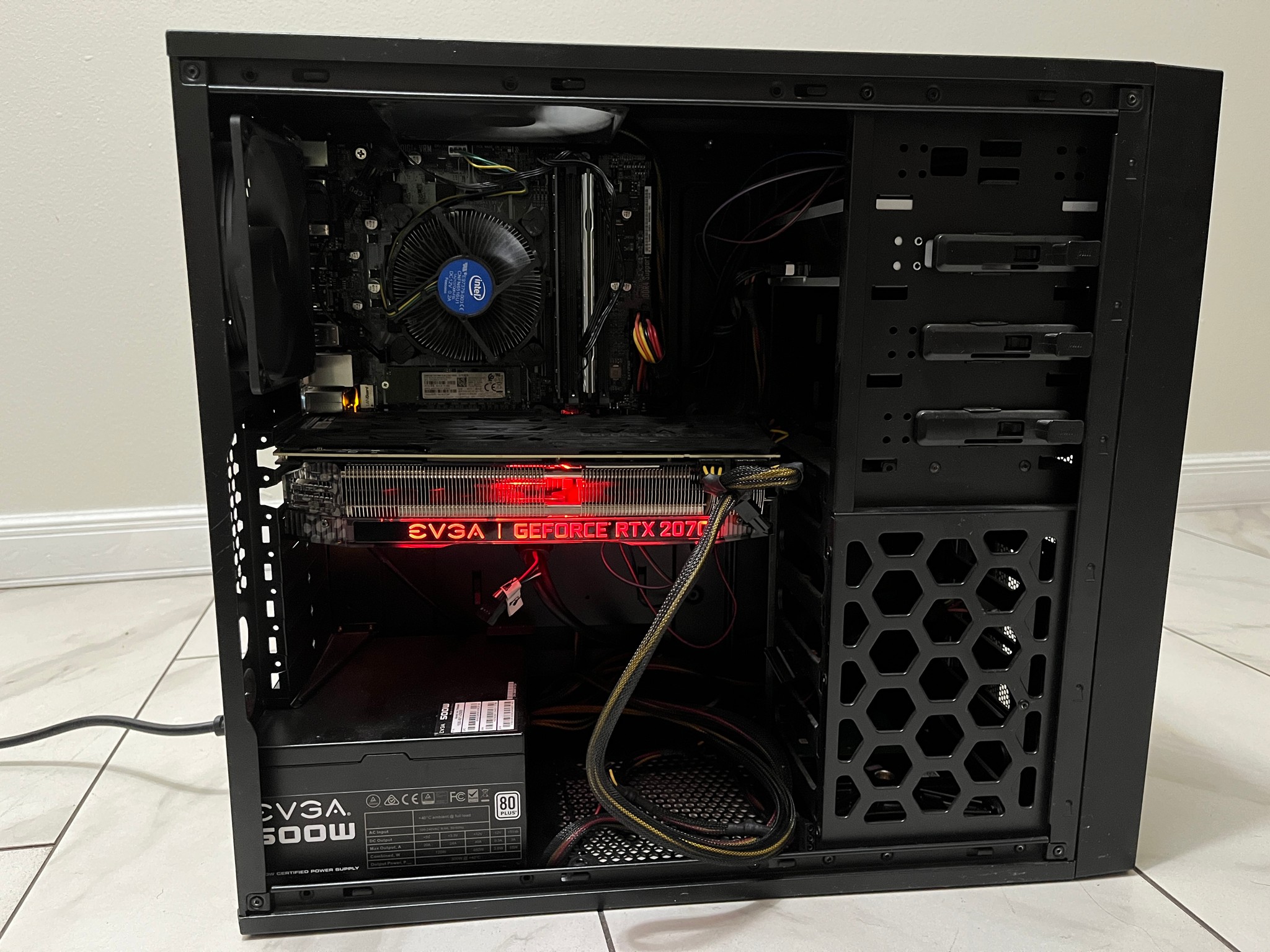 NVIDIA RTX 2070, Intel i7-7700, 16GB RAM, 3.1TB Storage - Gaming PC w/Wi-Fi, BT