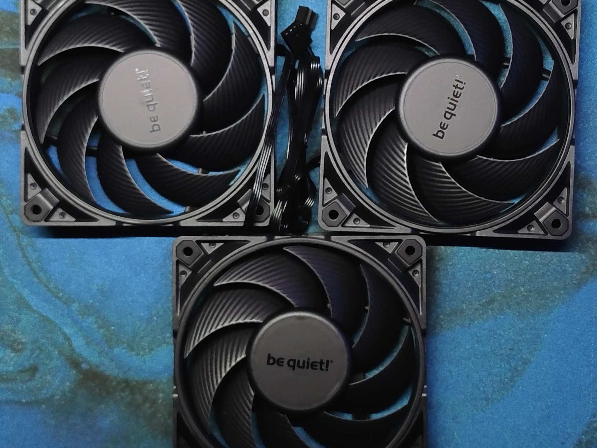 BE QUIET! SILENT WINGS 4 HS 120MM 2500RPM PWM FANS - LOT OF 3 - SILENT LOOP 3 EDITION