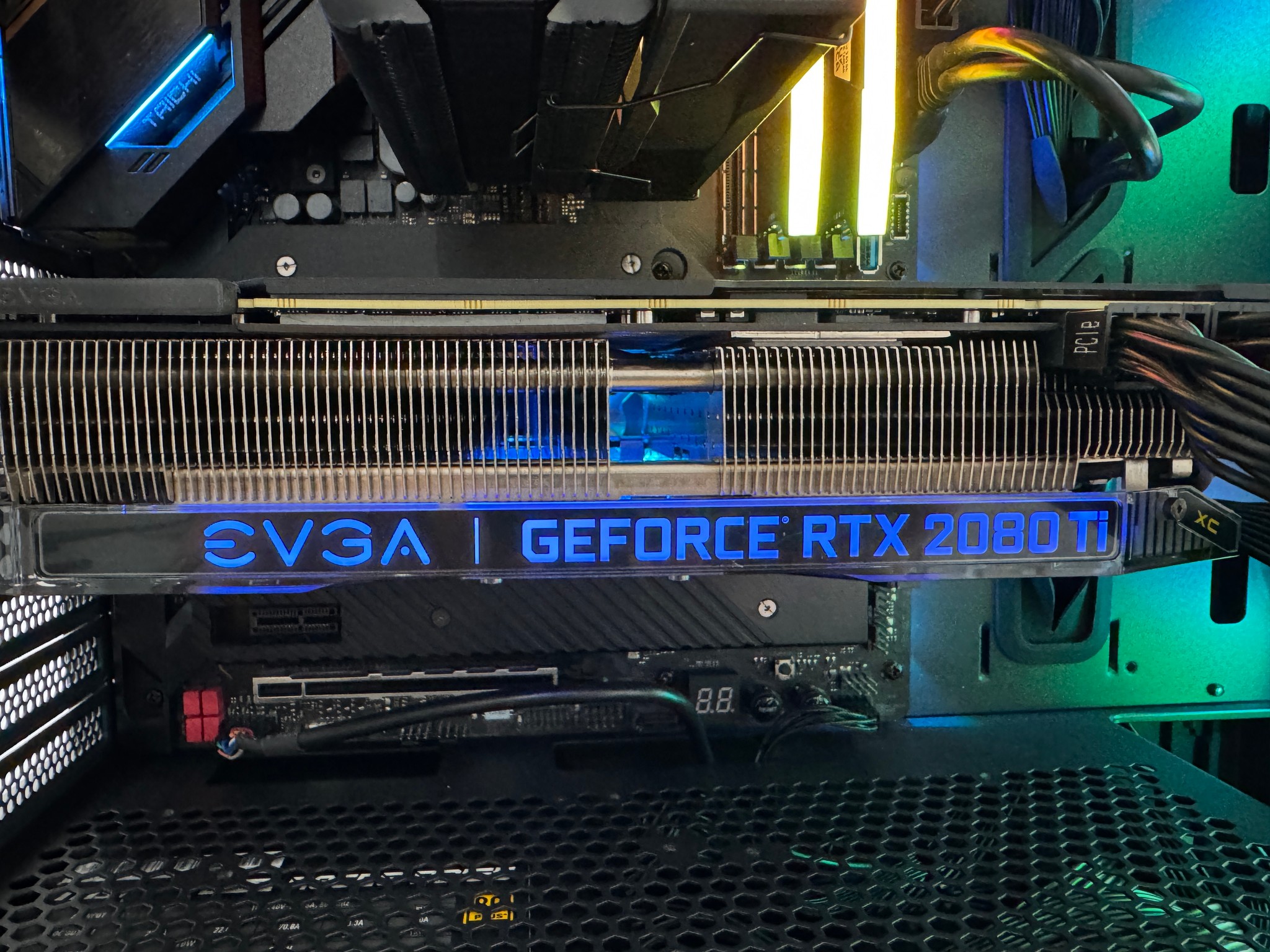 Refurbished Gaming PC: Intel Core i7-13700KF, EVGA 2080 Ti, 32GB RGB DDR5, 1TB NVMe, Windows 11 Home