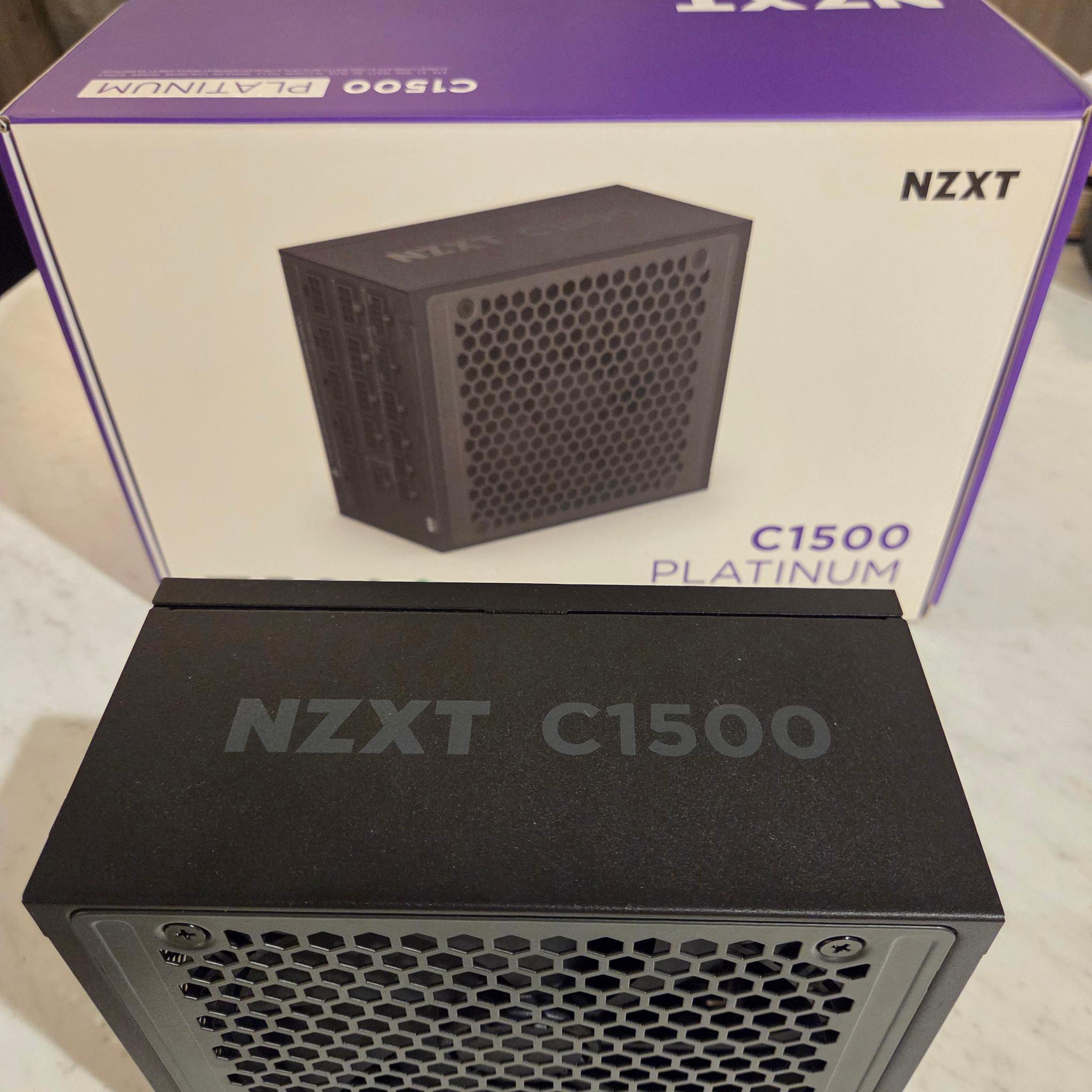 NZXT C1500 Platinum 1500W PSU — ATX 3.1, Dual 12V-2x6, Fully Modular