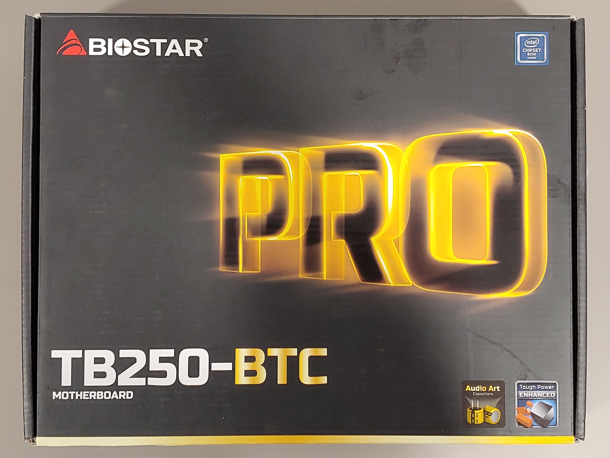BIOSTAR TB250-BTC + Pentium G4560 + 8GB DDR4 – Tested Working – Box