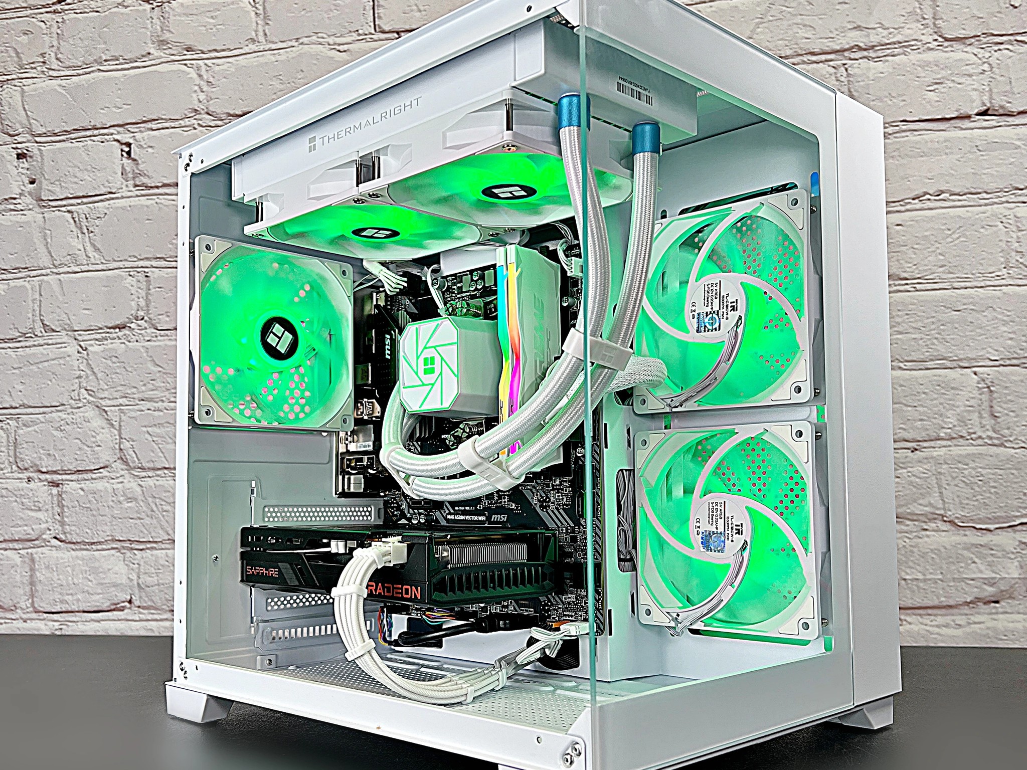 Liquid Cooled Ryzen 5 3600 RX 6600 16GB RAM 1TB M.2  Window 11 Gaming PC