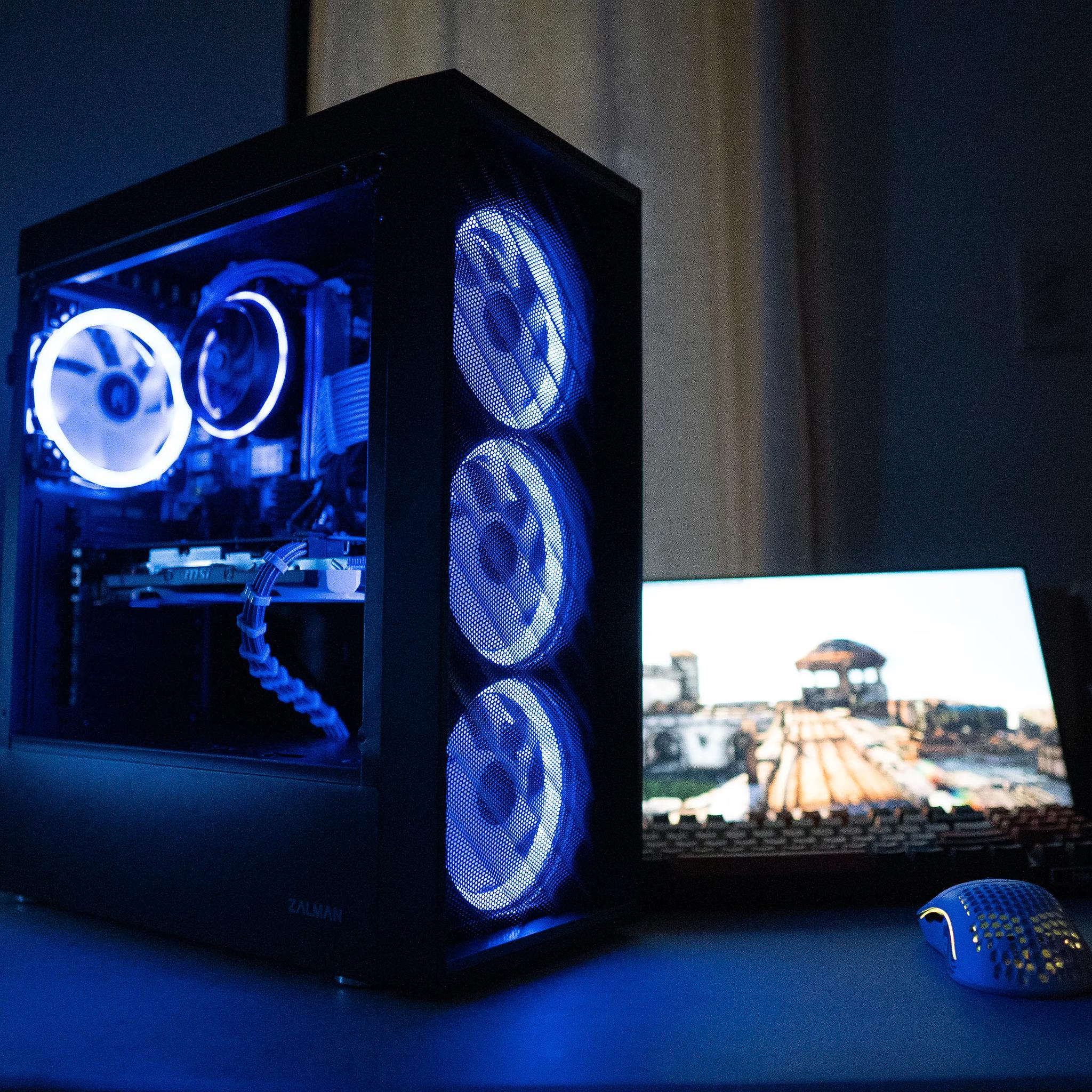 ⚫❄️ | NVIDIA GTX 960 | INTEL i5 4570 | 8GB RAM | 256GB NVME SSD + 250GB HDD | Arctic Blizzard 2.0