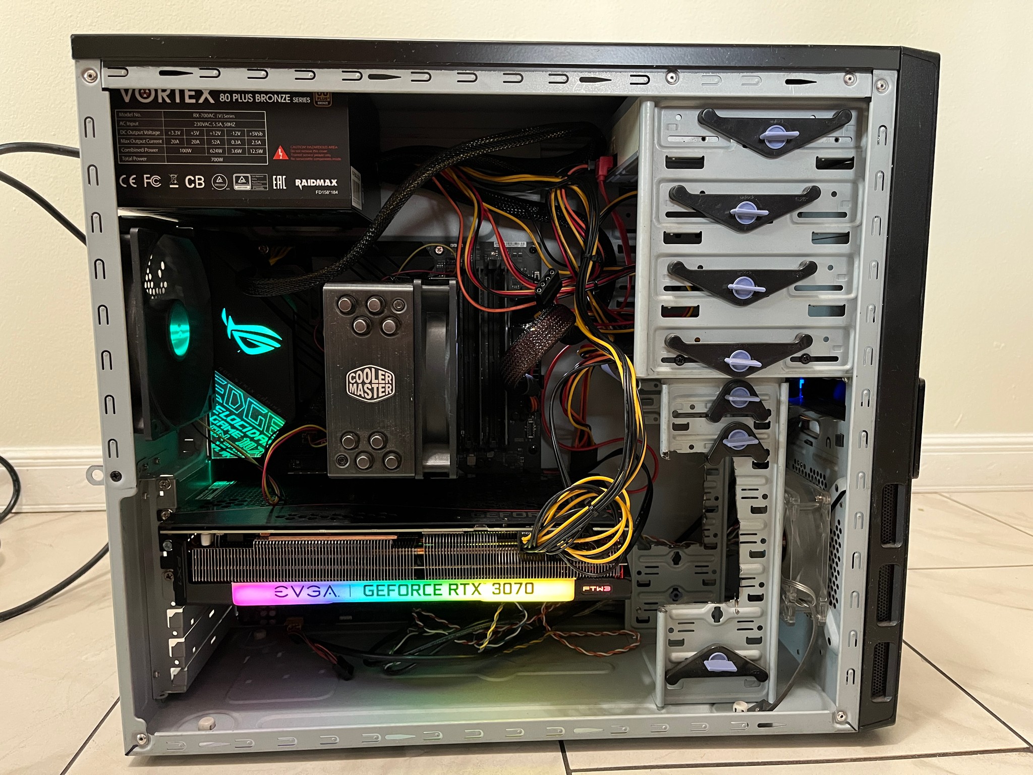 NVIDIA RTX 3070, Intel Core i7-9700k, 16GB RAM, 512GB SSD - High FPS Sleeper Gaming PC w/ Wi-Fi & BT