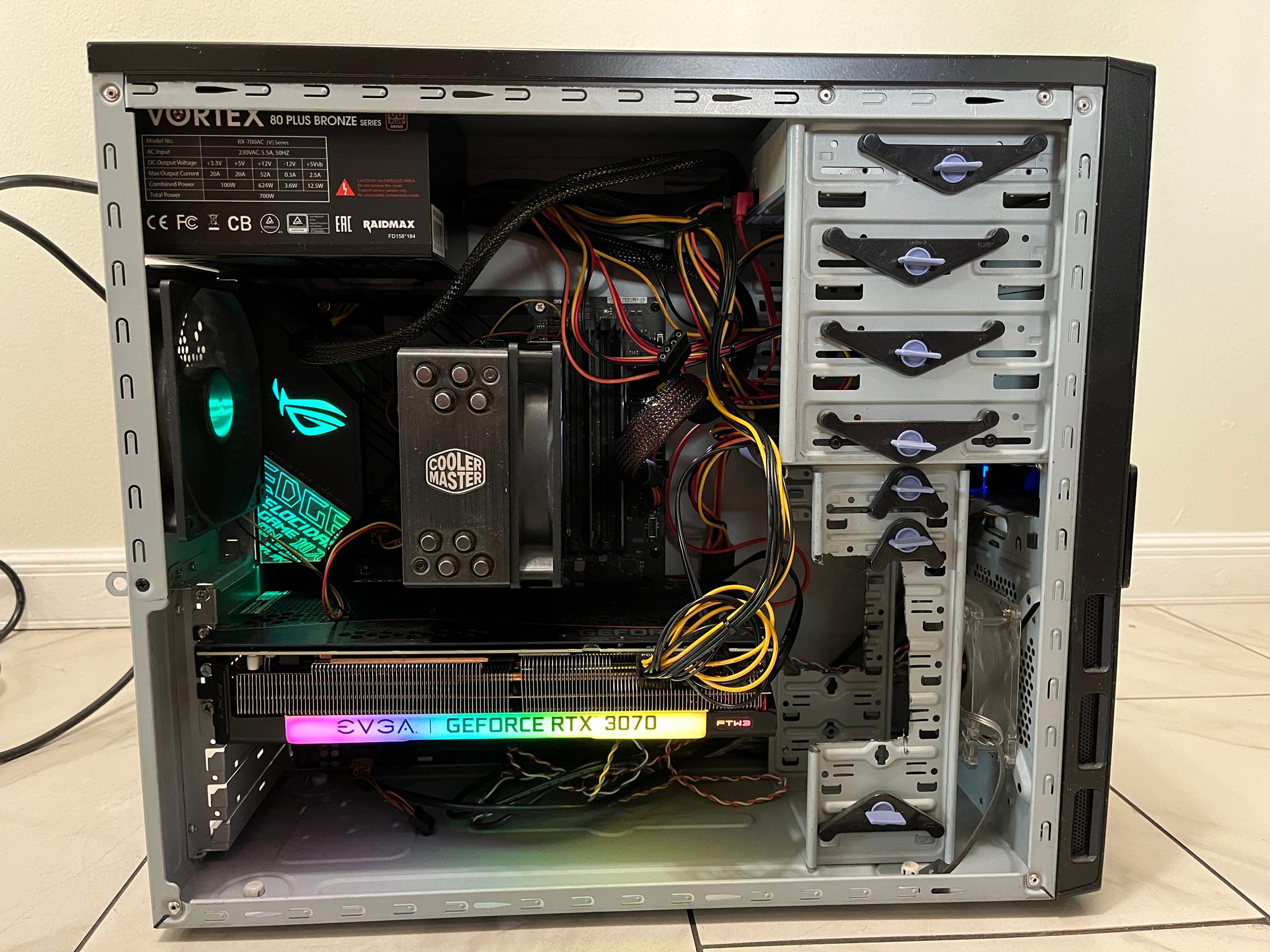 NVIDIA RTX 3070, Intel Core i7-9700k, 16GB RAM, 512GB SSD - High FPS Sleeper Gaming PC w/ Wi-Fi & BT