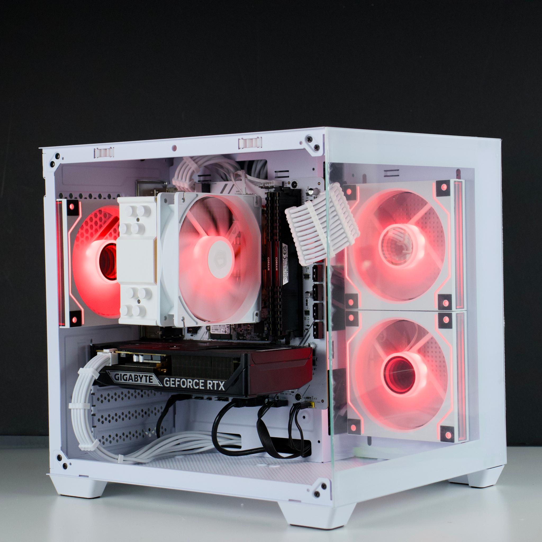🧊❄️🧊 White Gaming PC – RTX 5060, Ryzen 5 5600X, 32GB RAM, 960GB SSD - WiFi, BlueTooth 🧊❄️🧊