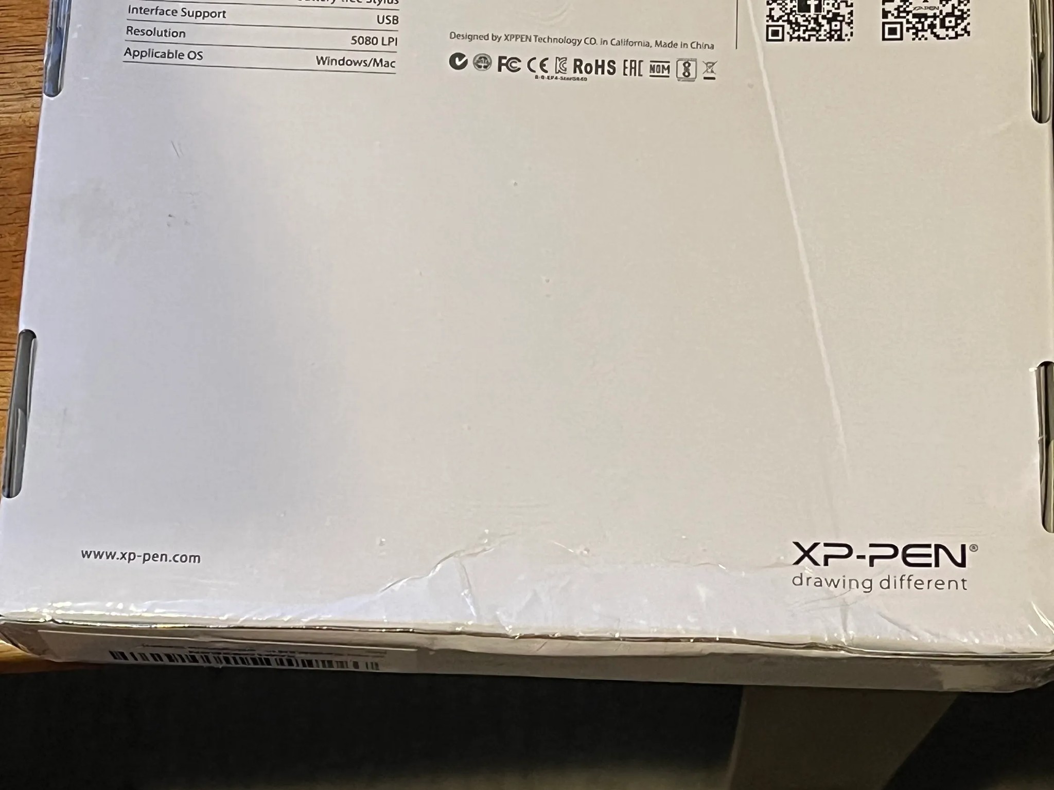 drawing pen/ tablet? Idk much about it, box has some dents but factory seal.