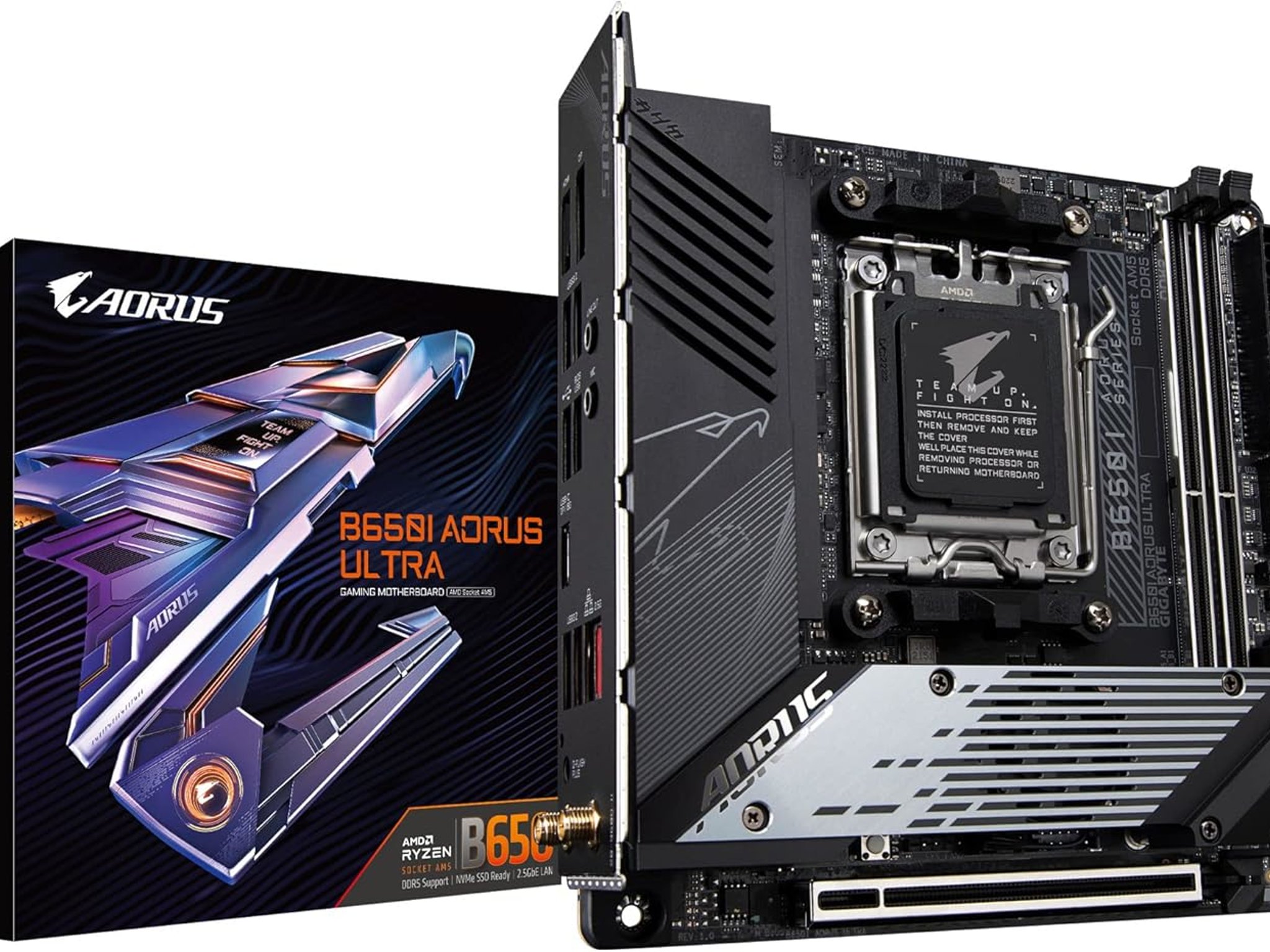 Brand New Gigabyte Aorus AMD B650I Ultra Gaming Desktop  Wifi Motherboard AM5 Mini ITX