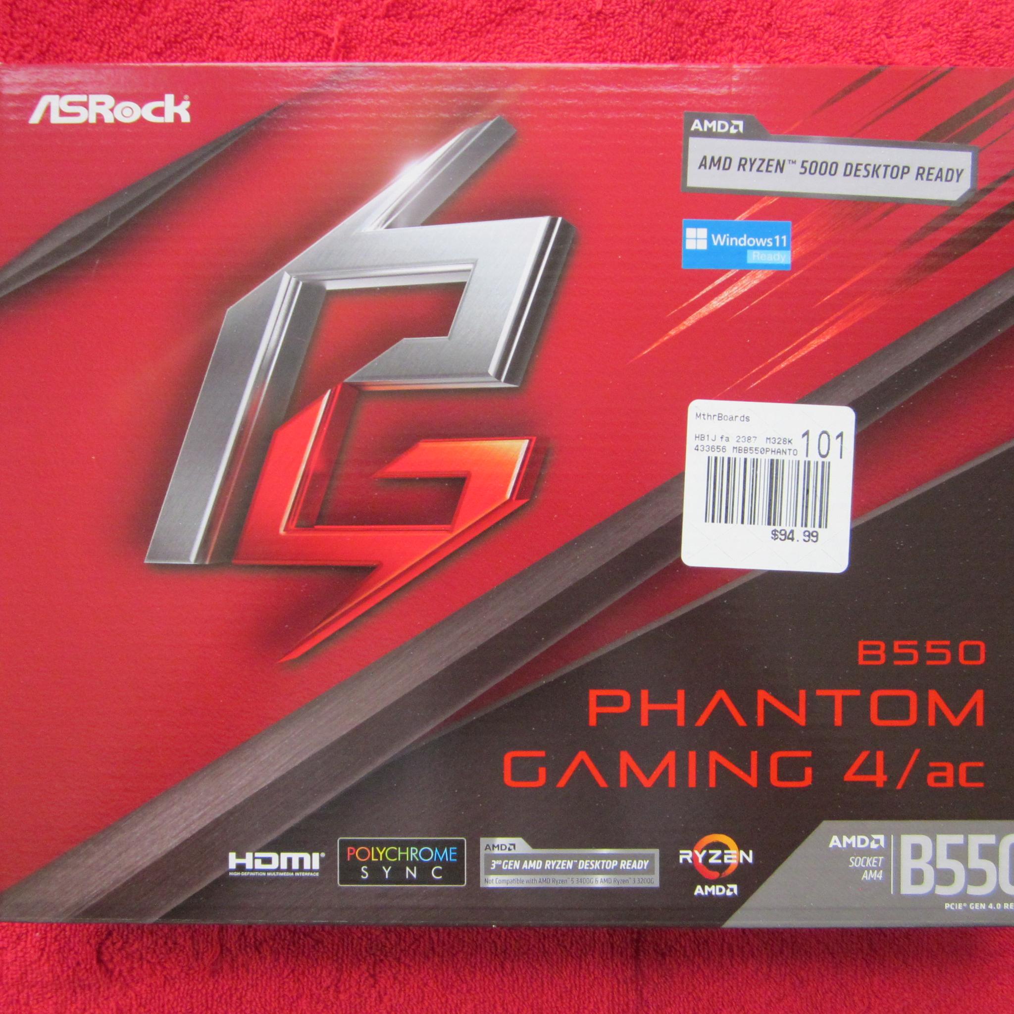 NEW! AMD Ryzen 5 5600 + ASRock B550 PG 4/ac + 16Gb DDR4 3200