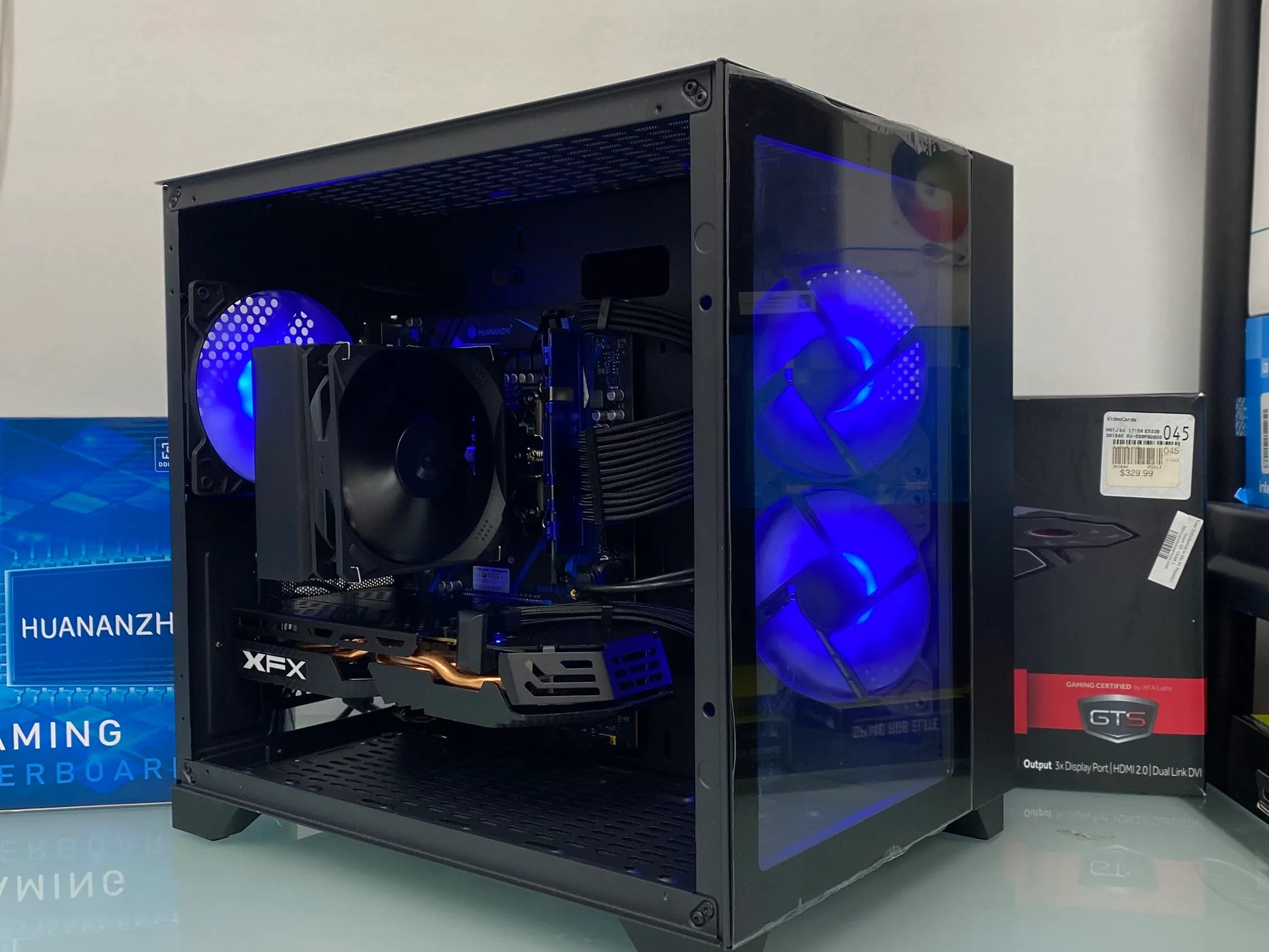 Xeon E5-2670 v3 12C/24T / XFX RX 580 8GB / 32GB DDR4/ 512 GB