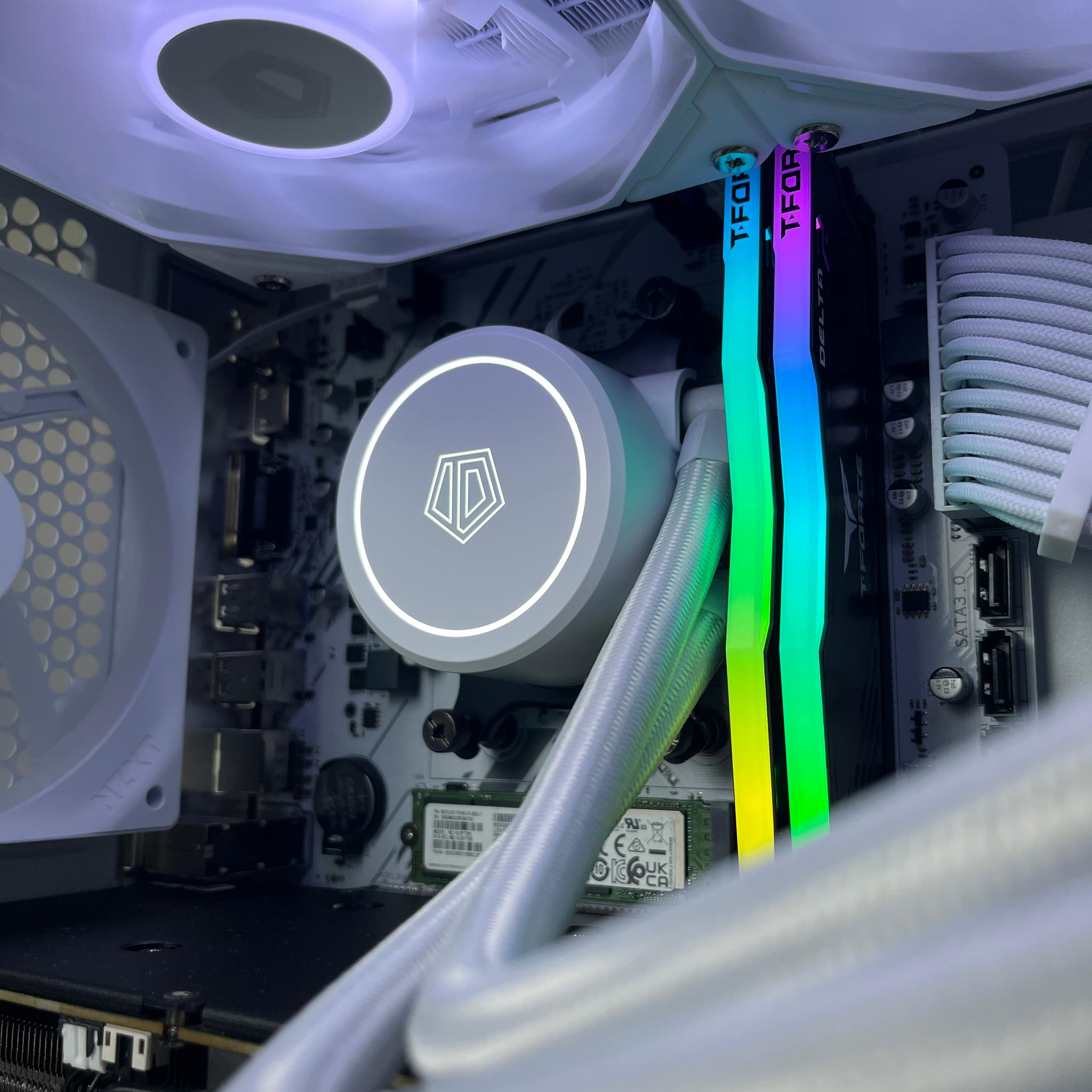 White Gaming Pc | Ryzen 5 5500 | RTX 3060 Ti | DDR4 16GB | 1TB NVMe | Win 11 Pro