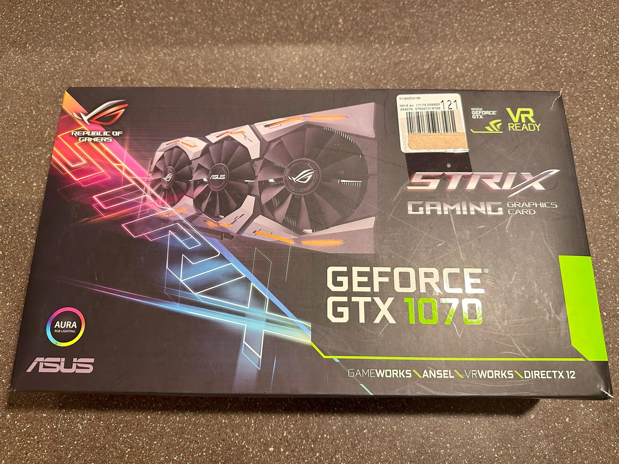 Asus STRIX GTX 1070