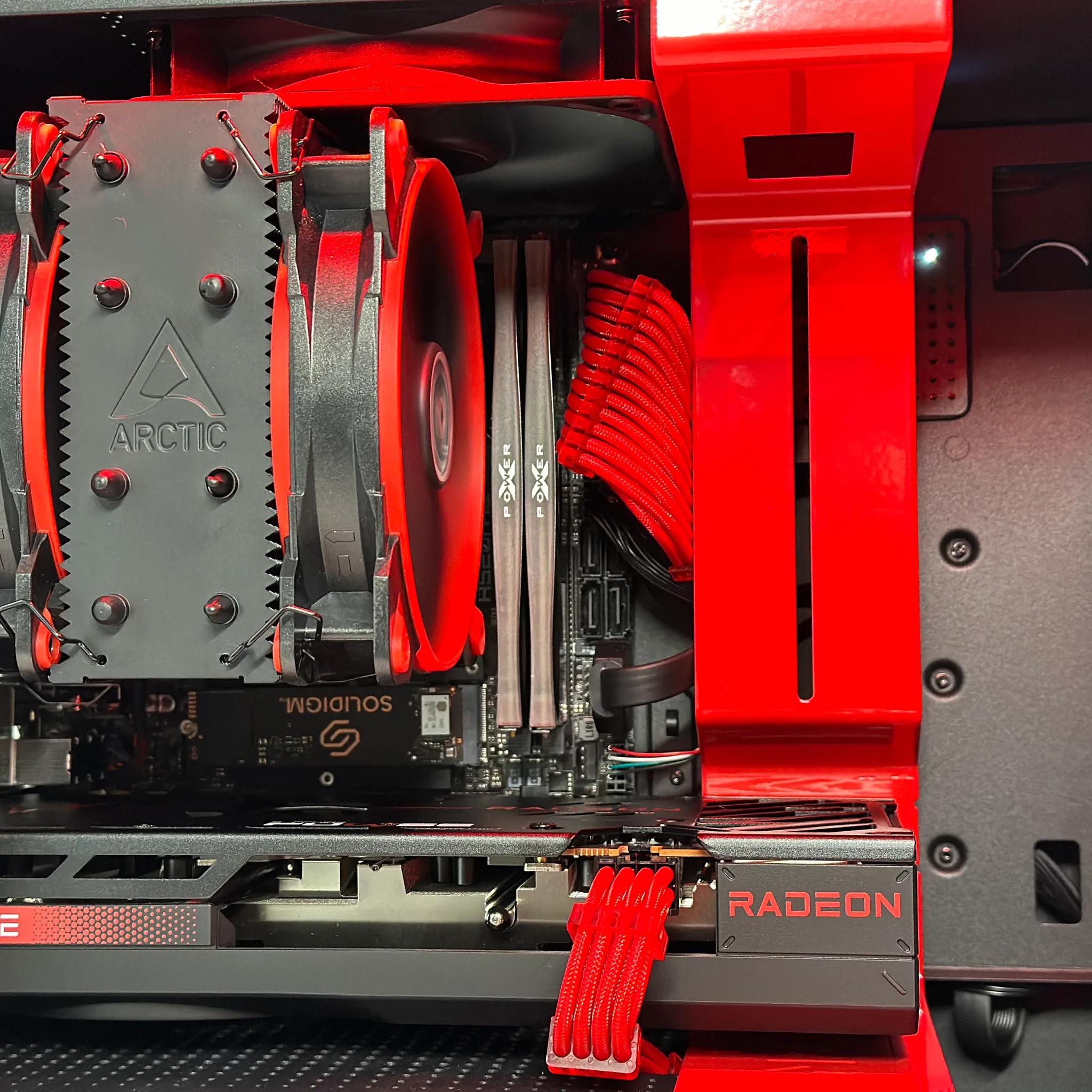 ❤️‍🔥⚡️🏃🏻 The Flash ⚡️Gaming PC⚡️AMD RX 7600 8GB⚡️AMD Ryzen 5 5500⚡️16GB DDR4⚡️1TB SSD