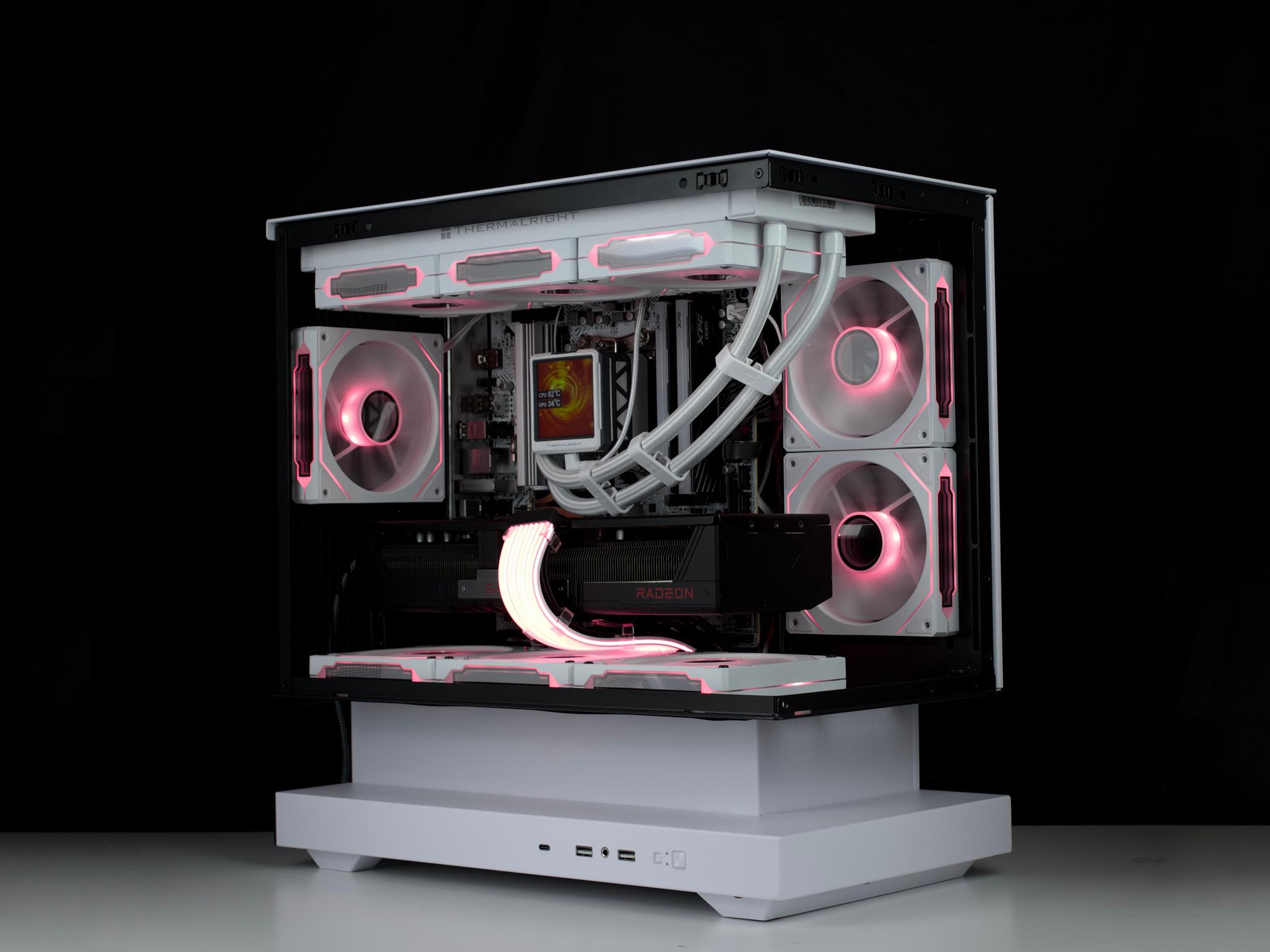 🧊⚡🗡️Panda - 1440P Gaming PC | RX 9070 XT, Ryzen 9 7900X3D, 32GB RAM, 2TB SSD | LCD Screen 🗡️⚡🧊
