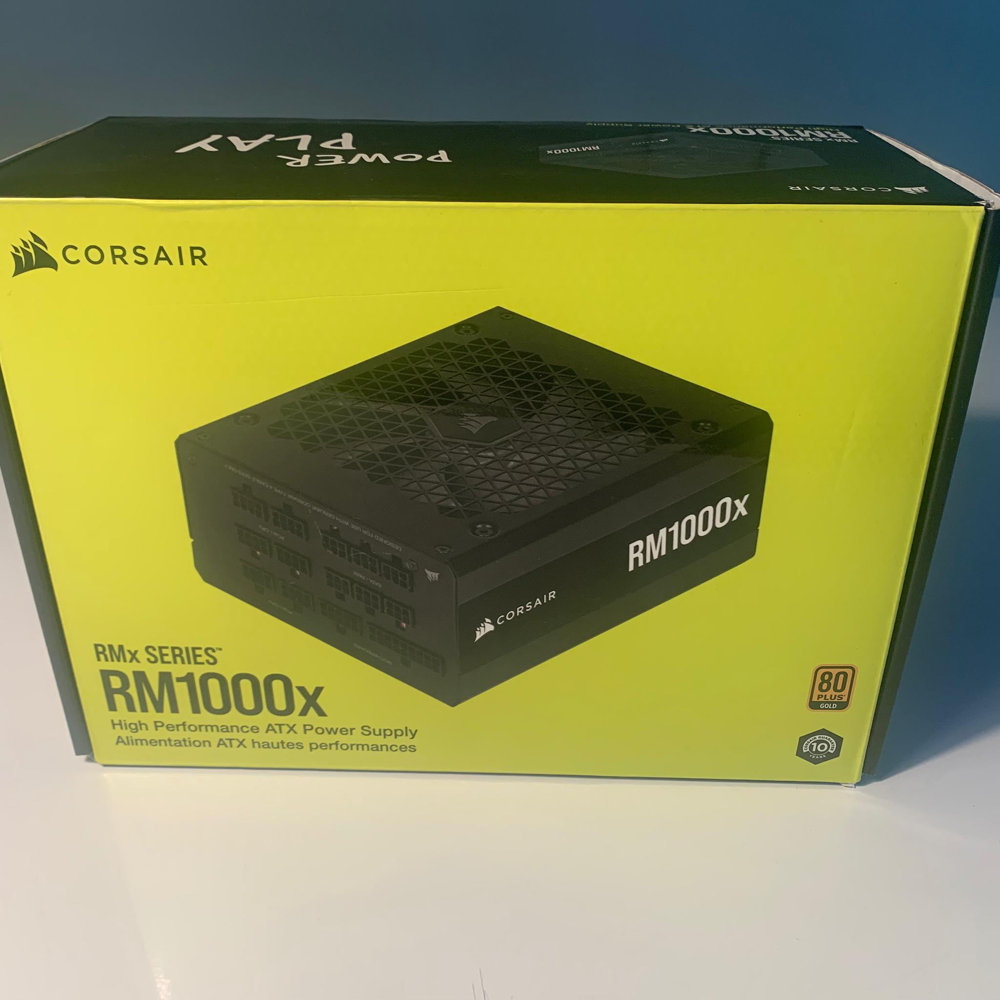 BRAND NEW RM1000x 1000W Power Supply - 80+ Gold Rating, Fully Modular, 10 Year Warranty!